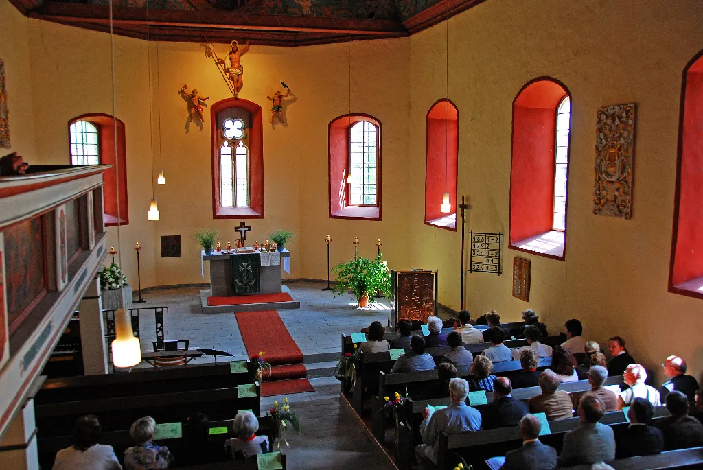 Photo showing: Innenansicht der Kirche in Dörna