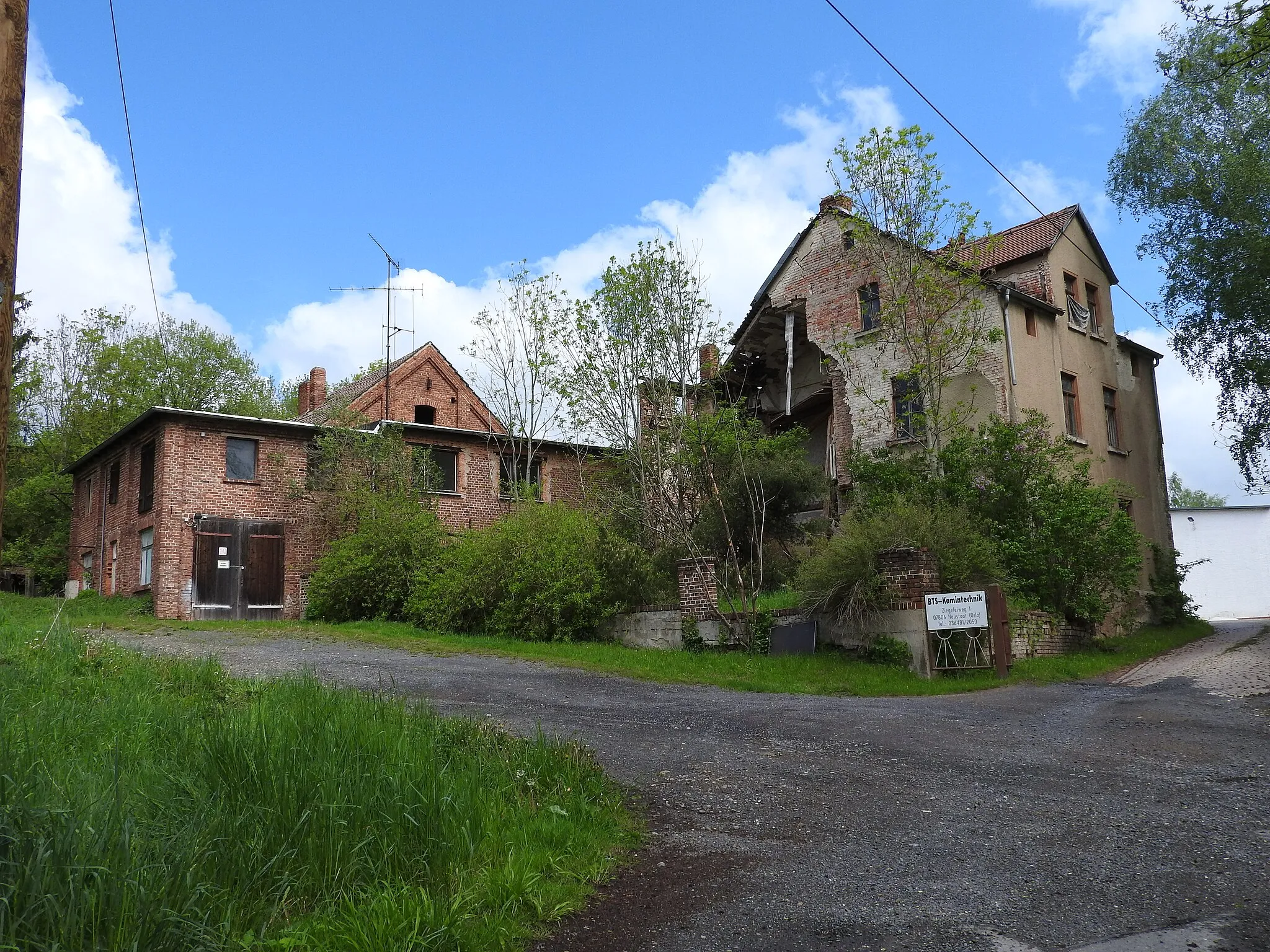 Photo showing: Ehemalige Ziegelei in Börthen, Thüringen