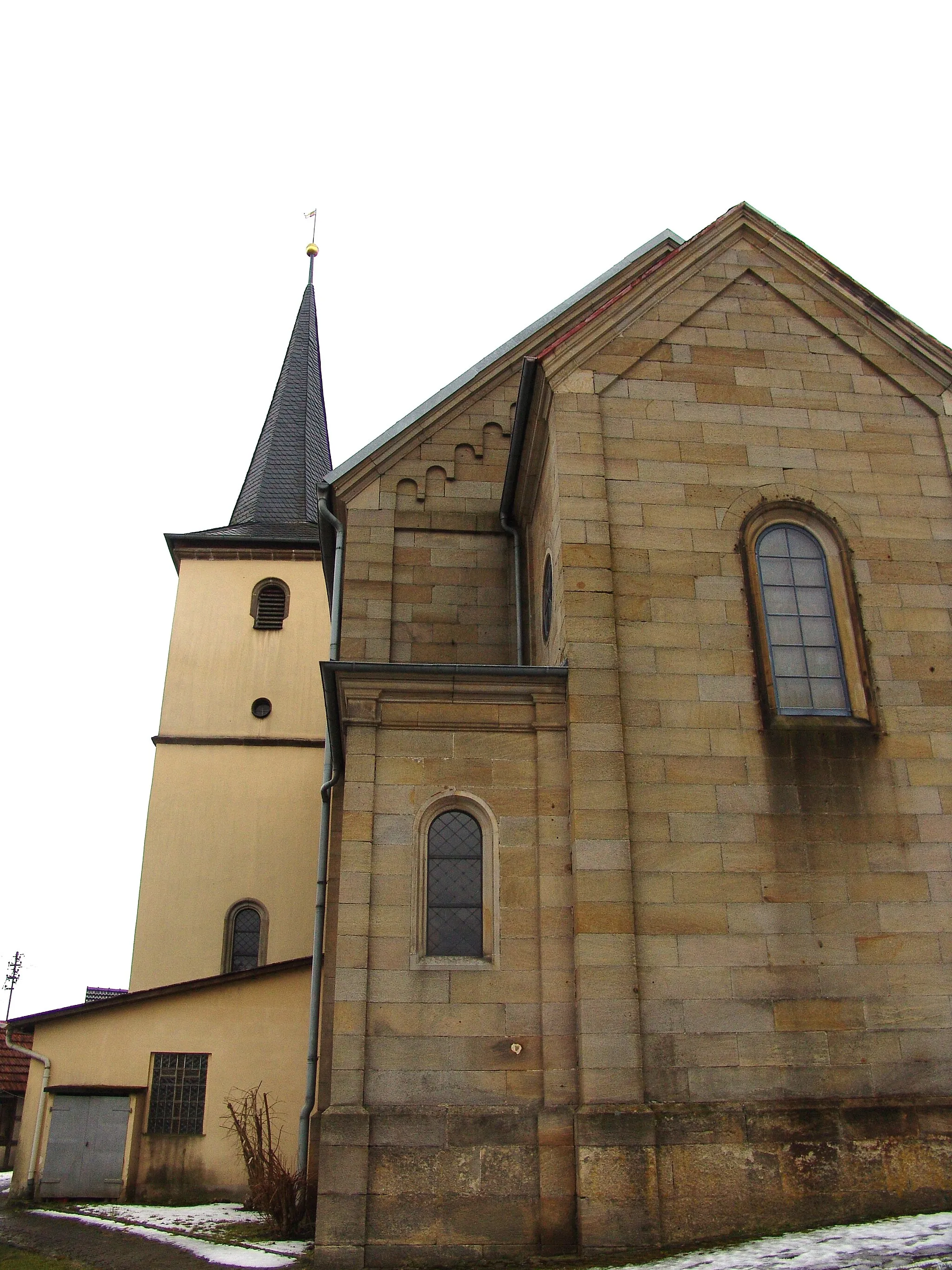 Photo showing: Kirche in Üschersdorf