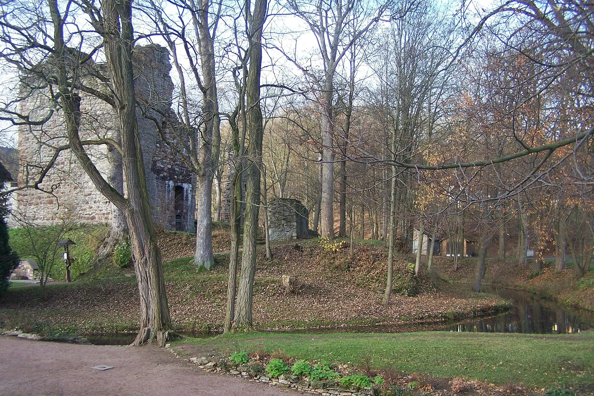 Photo showing: In front of Winterstein castle.