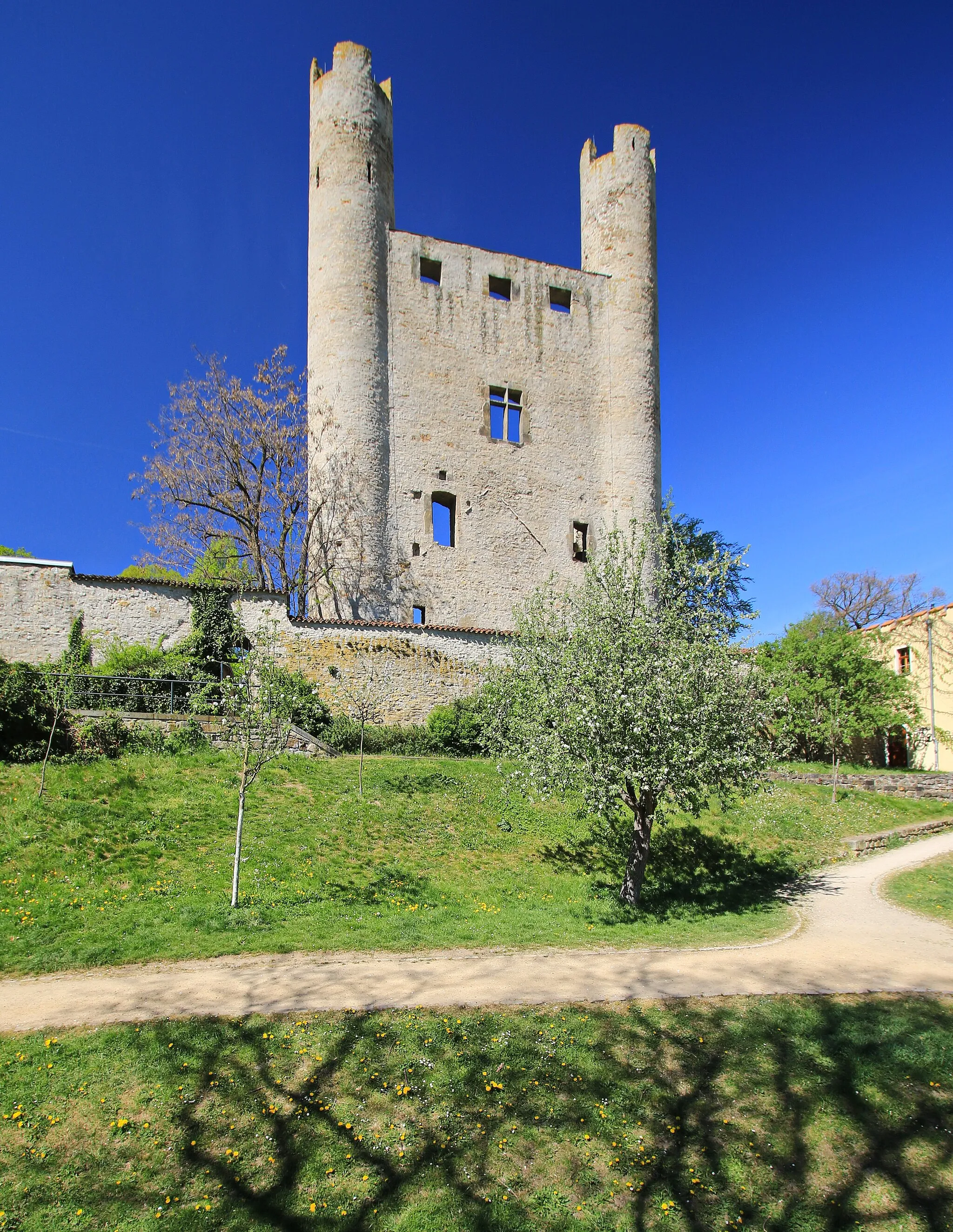 Photo showing: Burg Hoher Schwarm, Ruine. Saalfeld, Thüringen