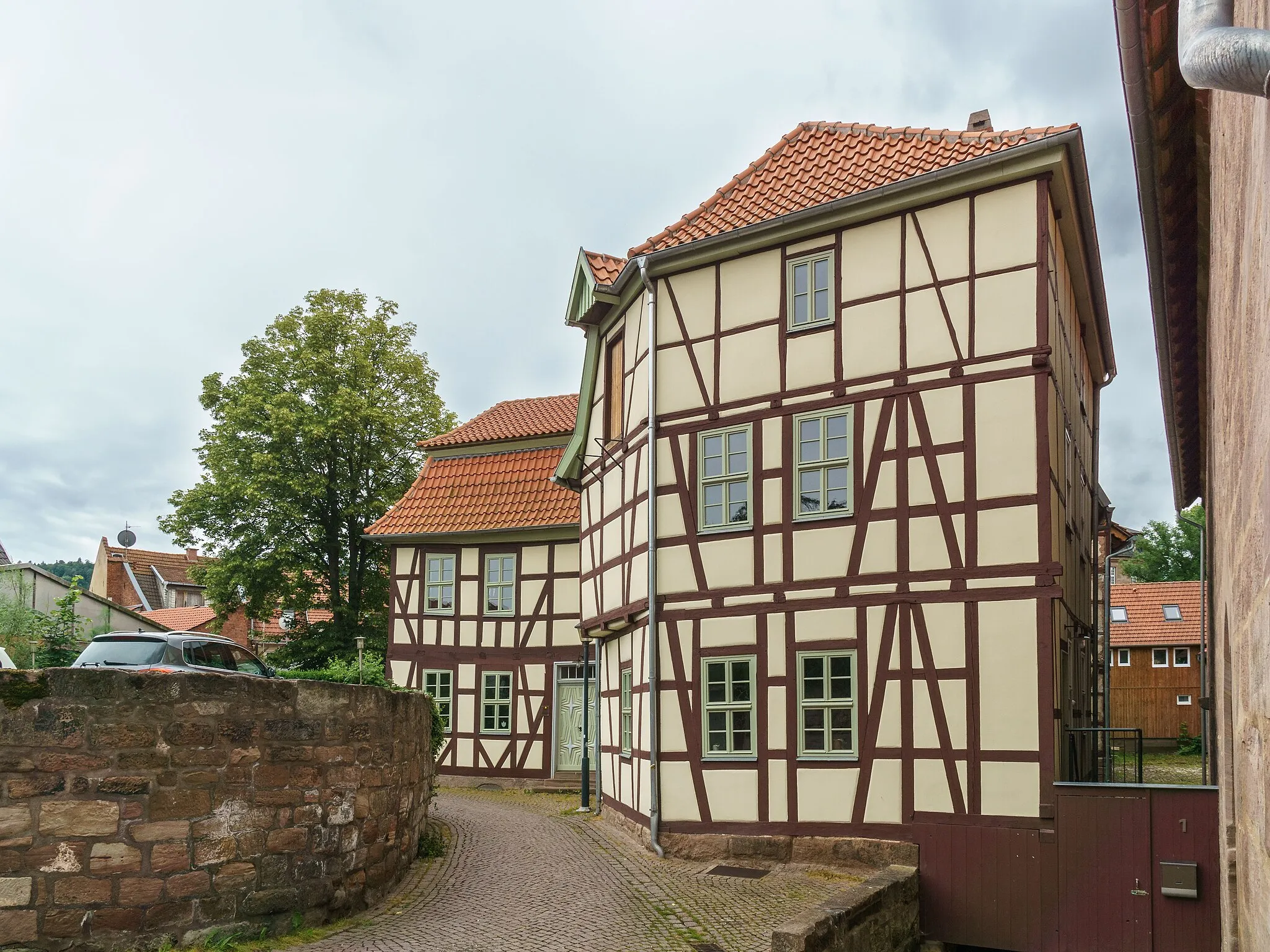 Photo showing: Herrenmühle, Frohnmühlengasse 1 in Heilbad Heiligenstadt