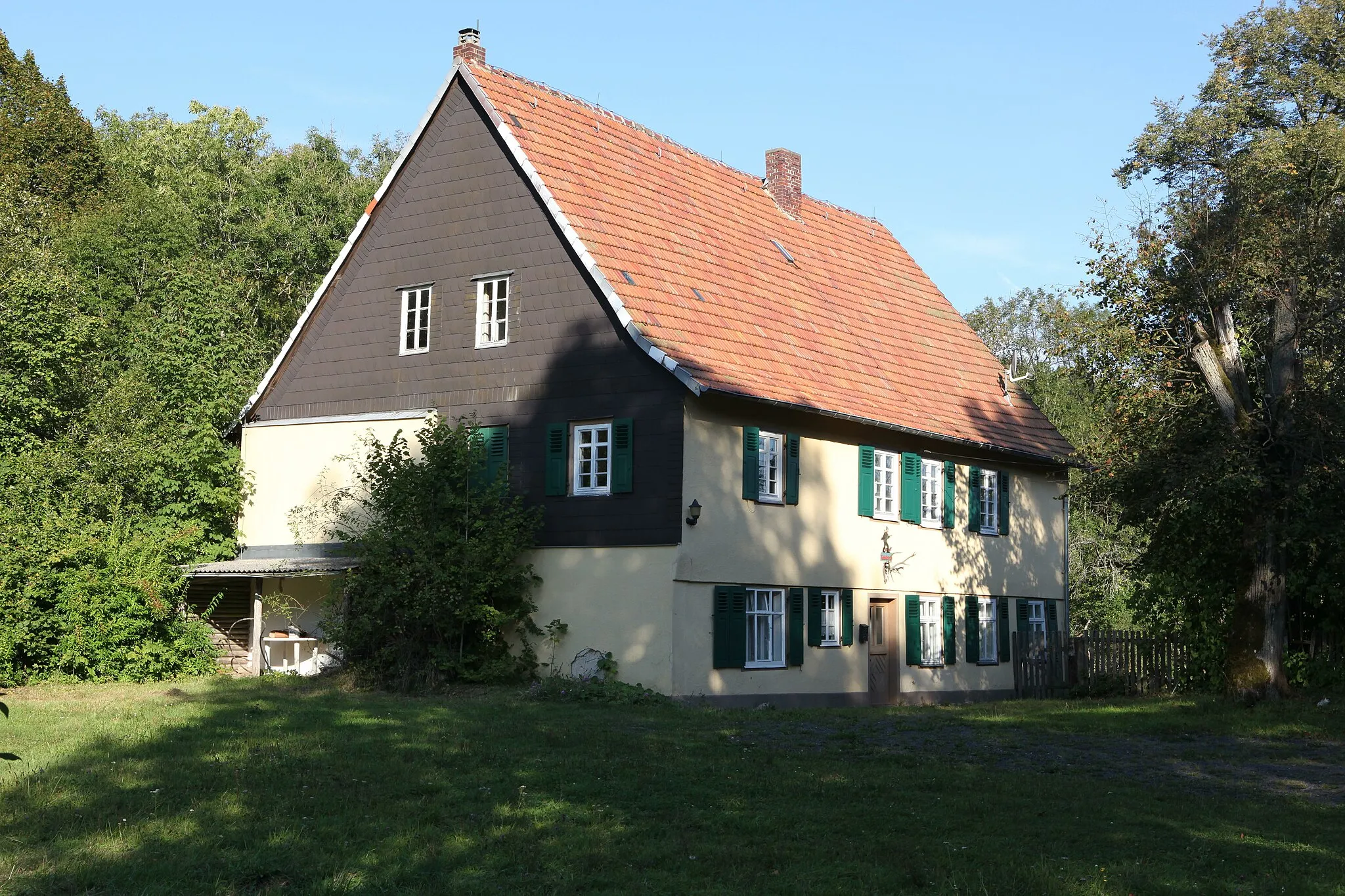 Photo showing: Forsthaus Taimbach, Rödental, Landkreis Coburg