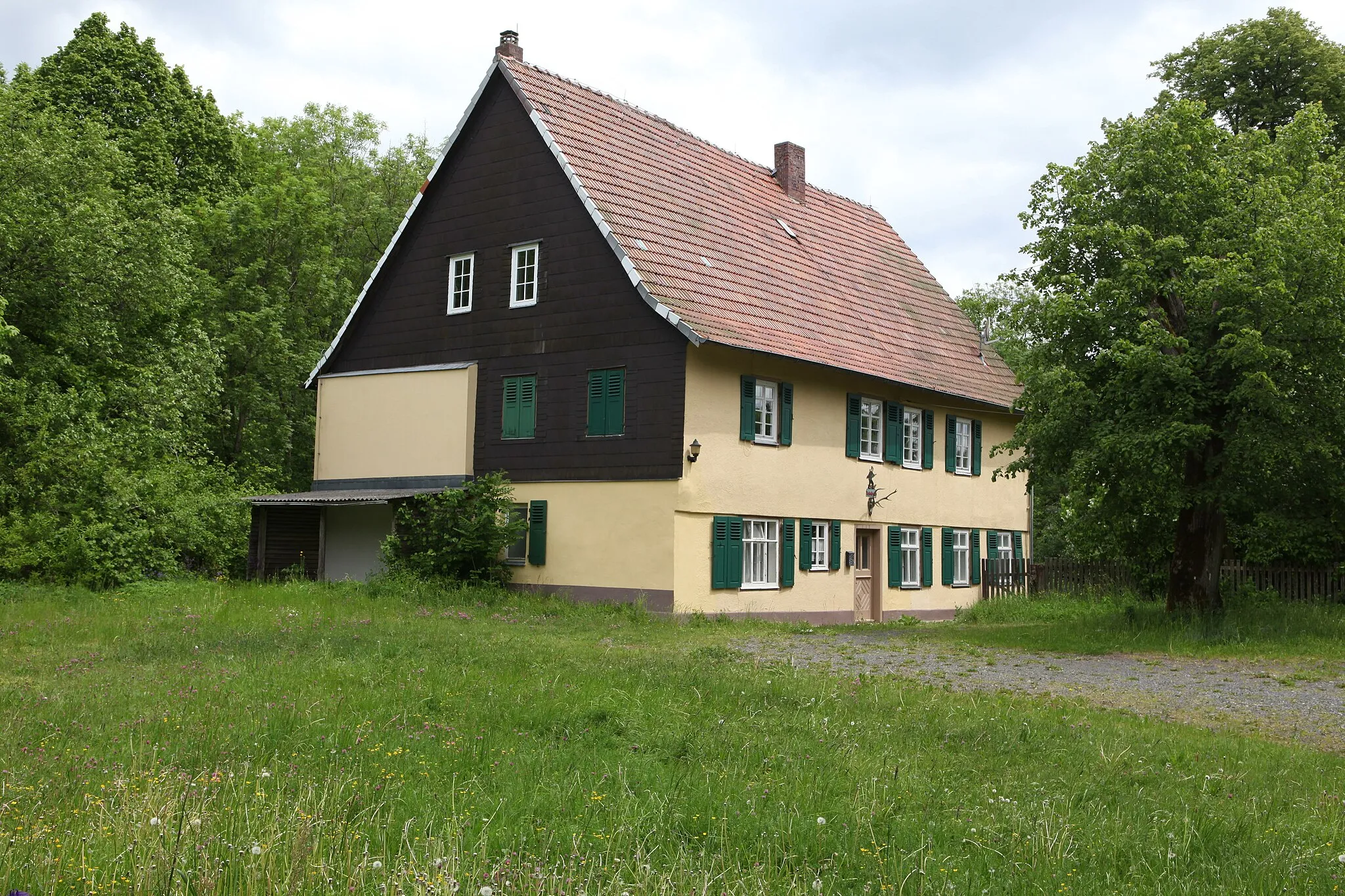 Photo showing: Taimbacher Forst, Försterei