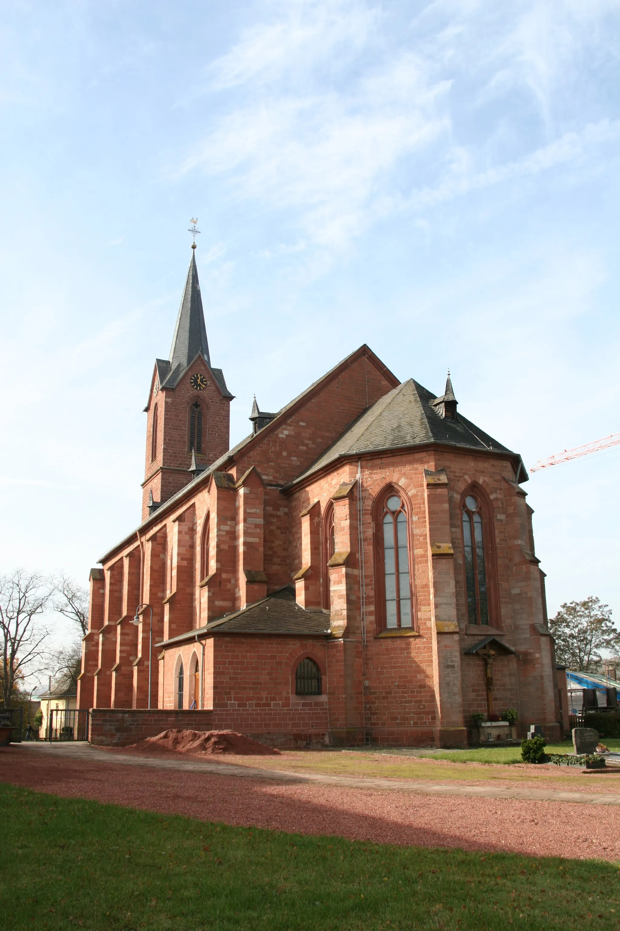 Photo showing: Die Pfarrkirche St. Andreas in Altrich.