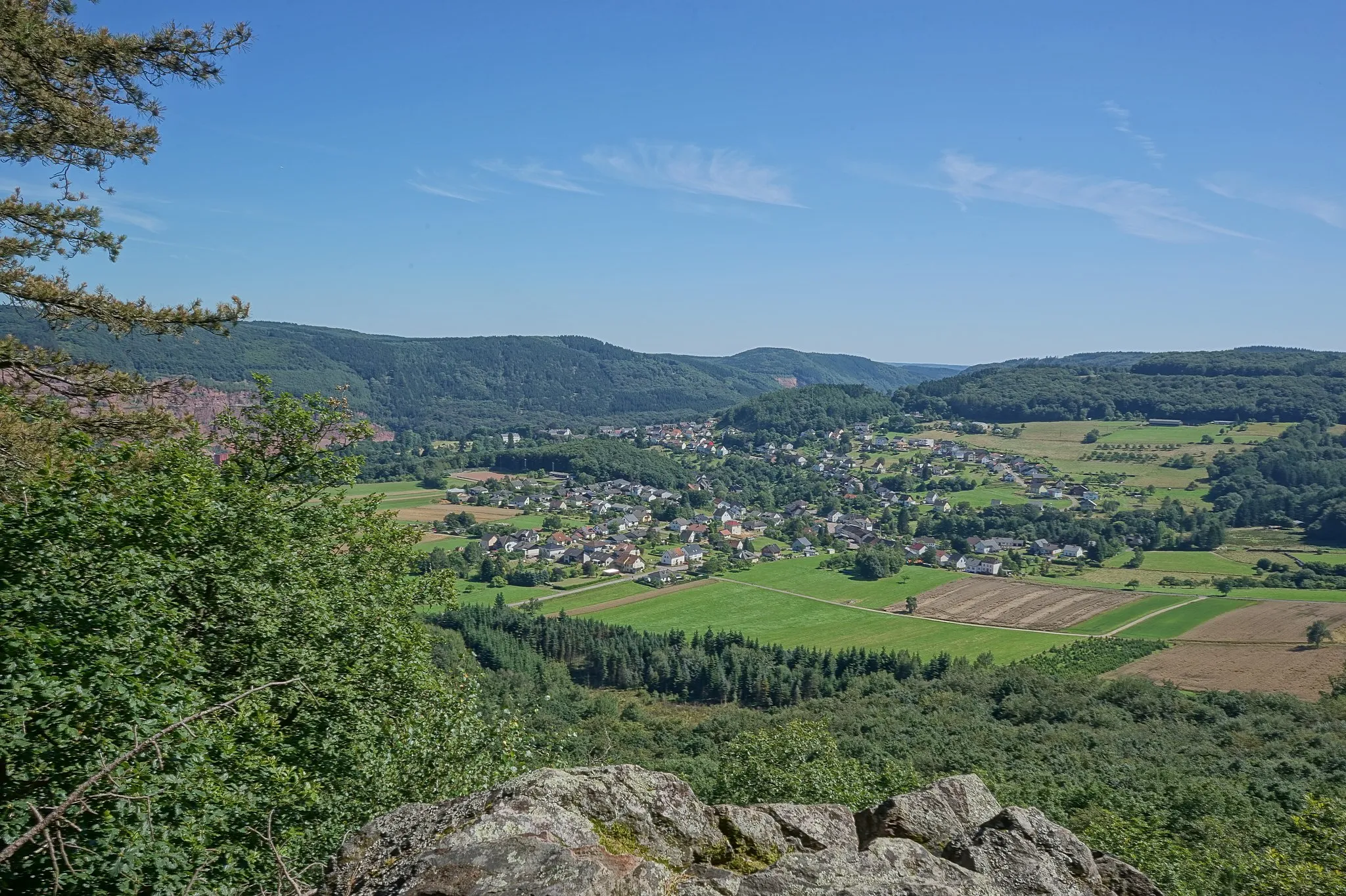 Photo showing: Blick auf Taben-Rodt aus nordwestlicher Richtung  (Aufnahme vom August 2016)
