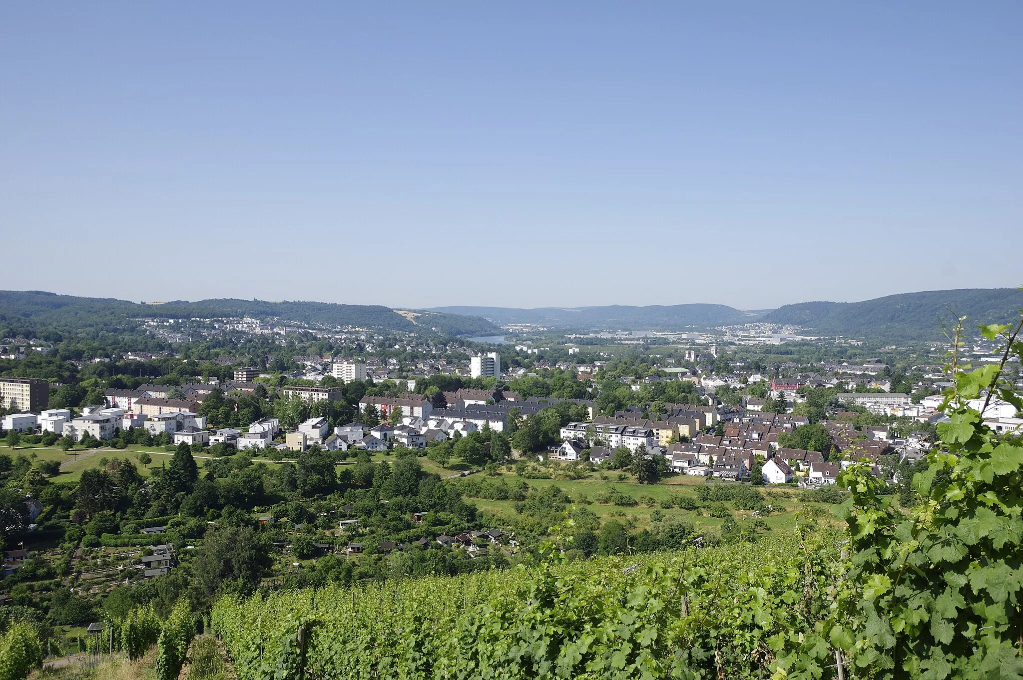 Photo showing: Trier, Heiligkreuz vom Aussichtspunkt Petrisberg aus gesehen