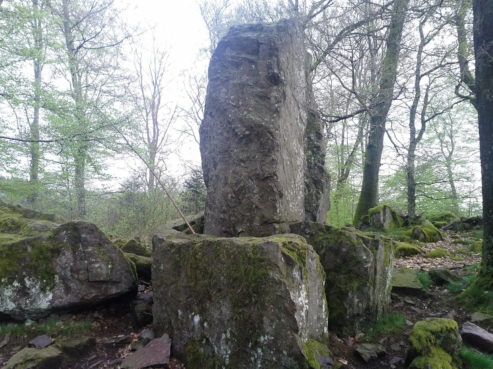 Photo showing: Celtic megalith in Germany, Saarland, near Scheiden