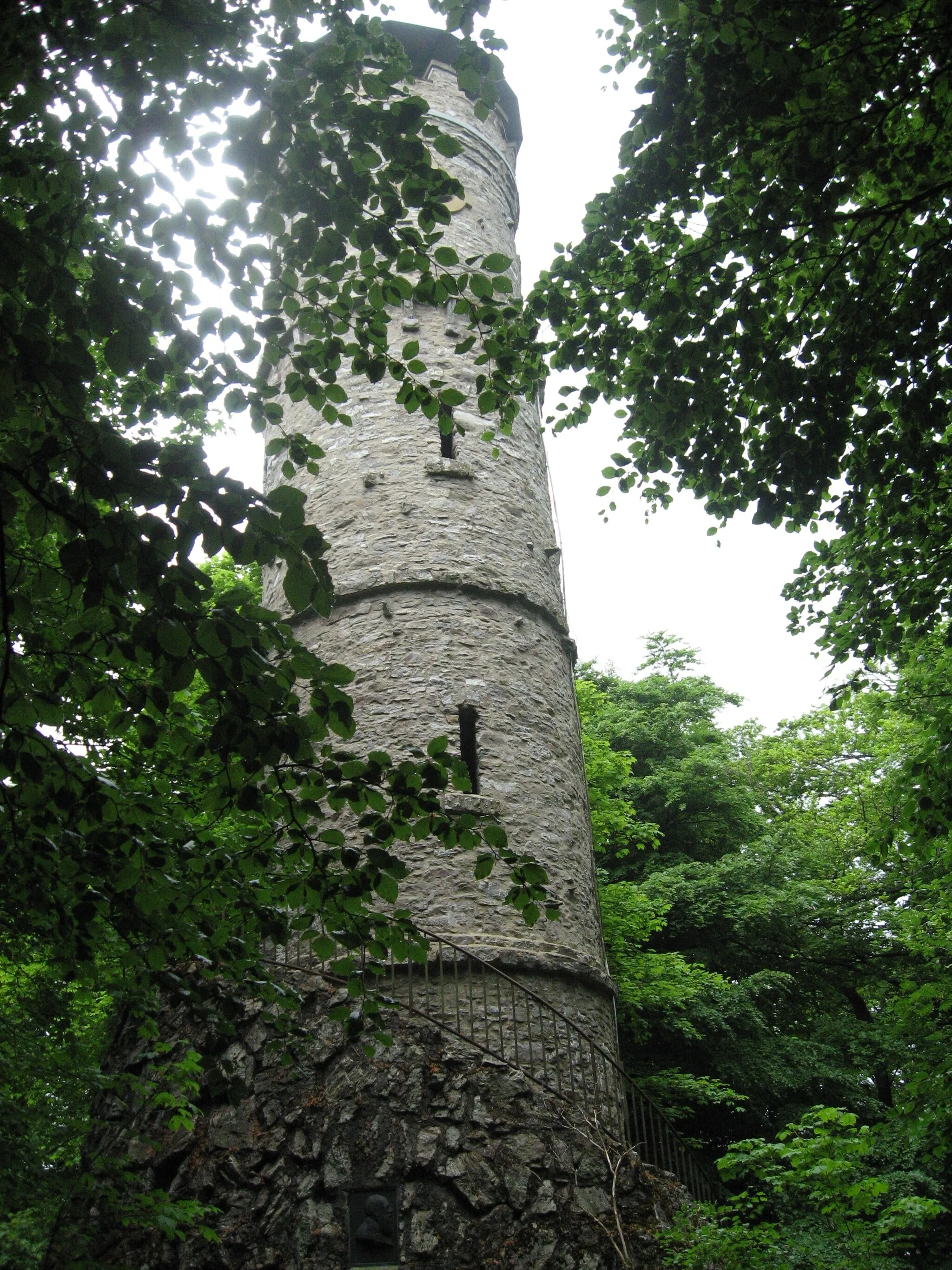 Photo showing: Alteburg tower in the Hunsrück landscape, Germany