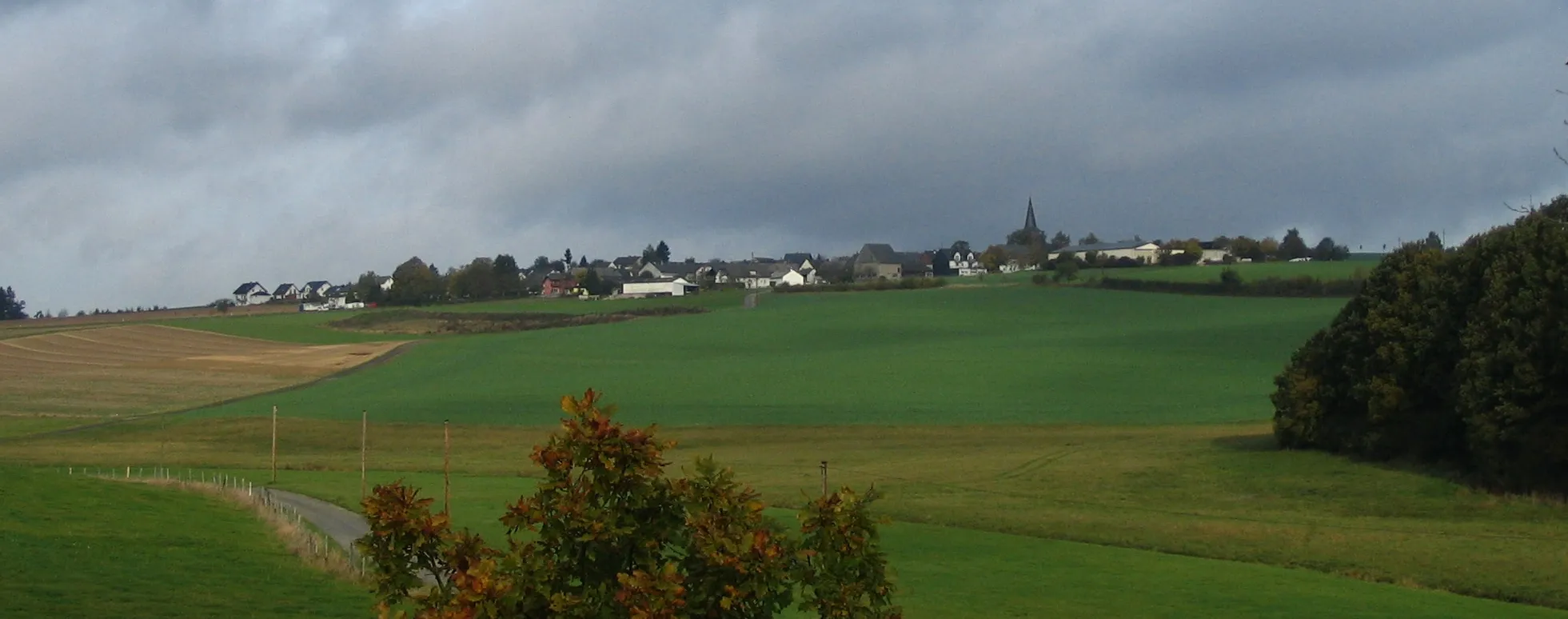 Photo showing: Südostansicht von Riegenroth/Hunsrück