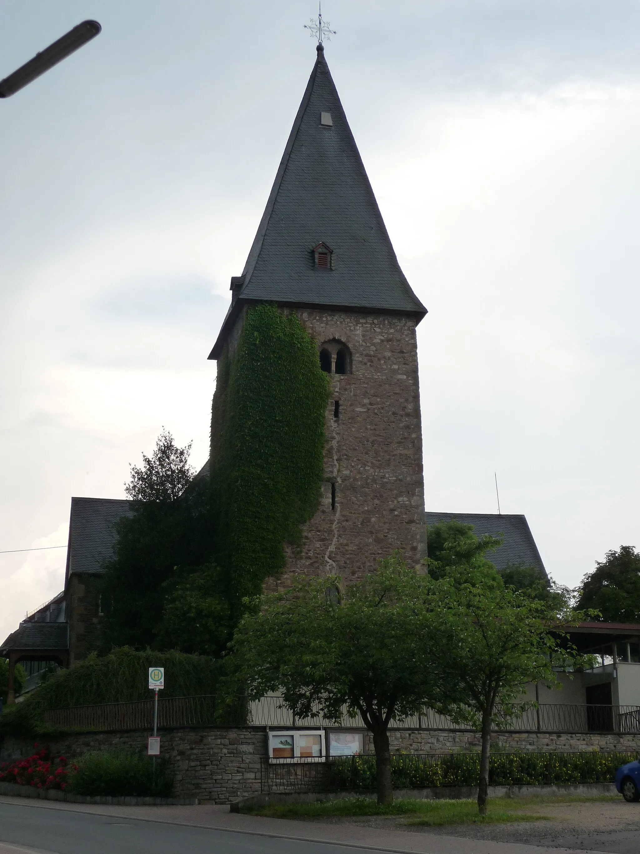 Photo showing: Hottenbach - historische evangelische Kirche um 1290