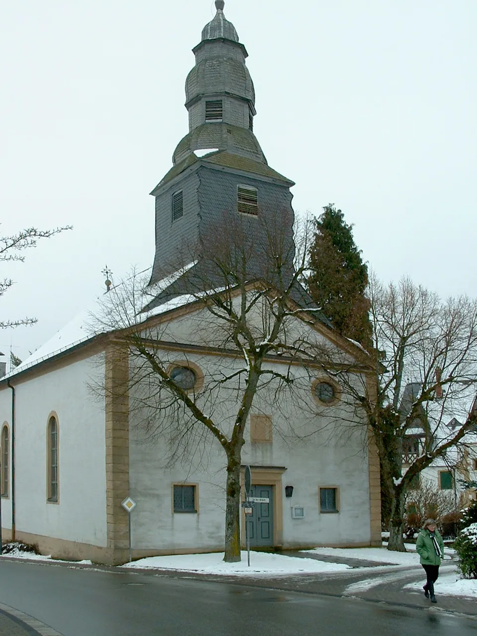 Photo showing: Evangelische Kirche Allenbach (Hunsrück)