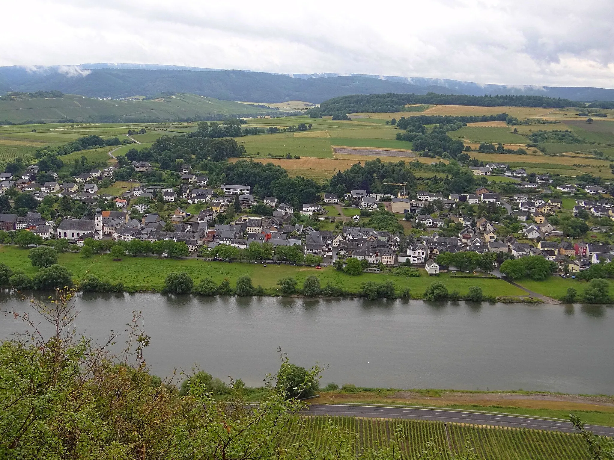 Photo showing: Brauneberg an der Mosel