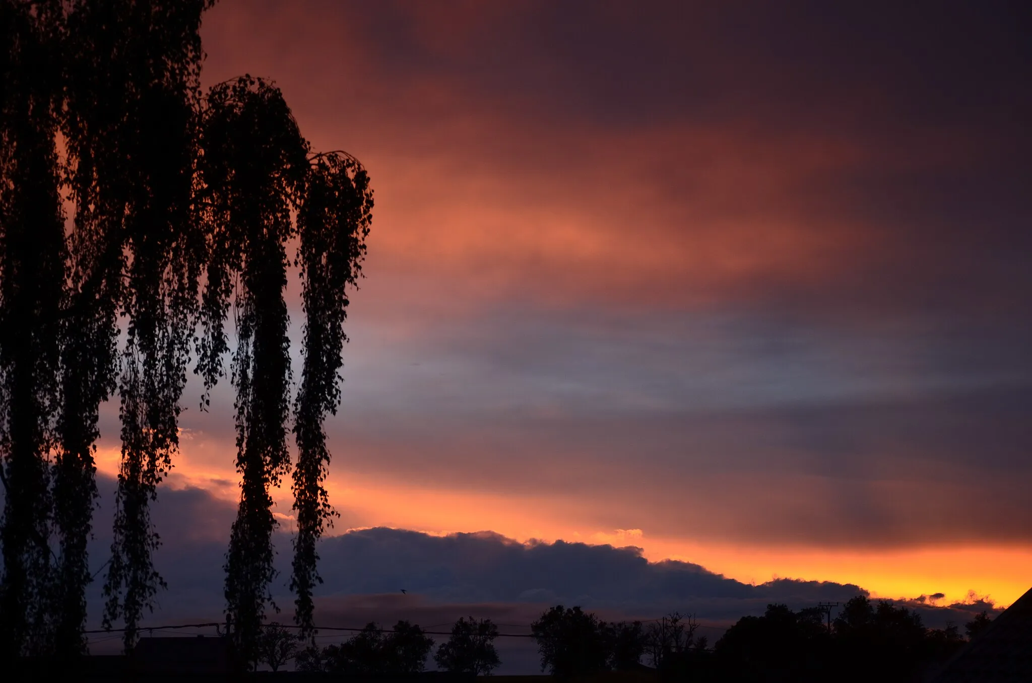 Photo showing: Sonnenuntergang in Preist