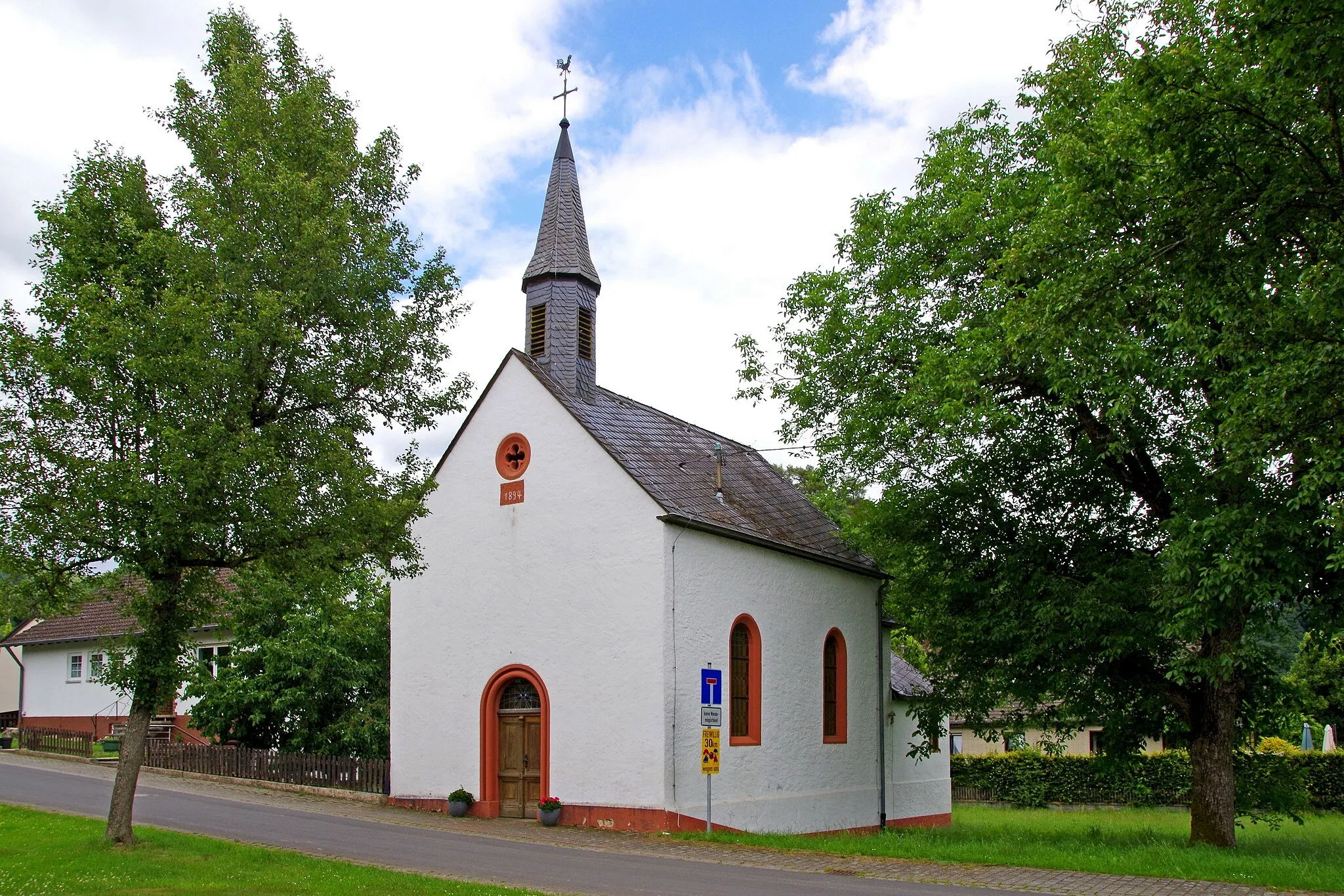 Photo showing: St. Maria (Echtershausen), Kapelle von Westen