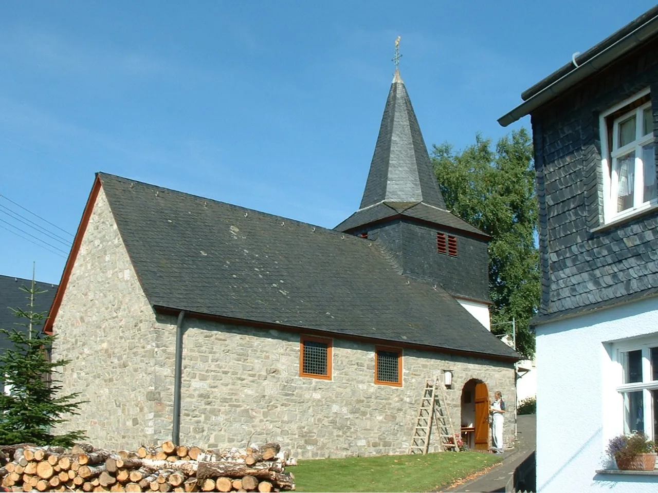 Photo showing: Evangelische Kirche Hochscheid im Hunsrück