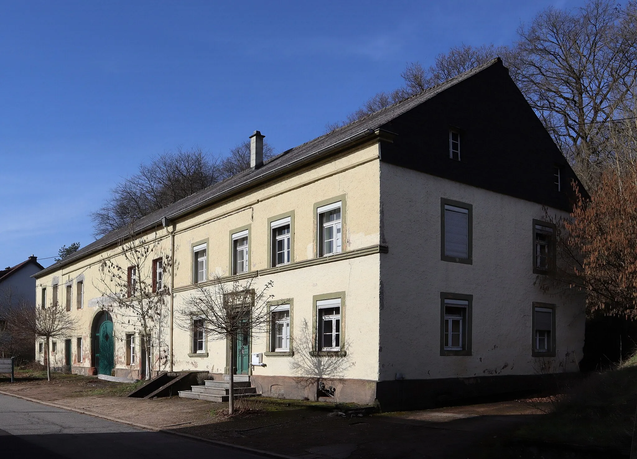 Photo showing: Historical building in Trassem, Germany, Kehrbachstraße 2.