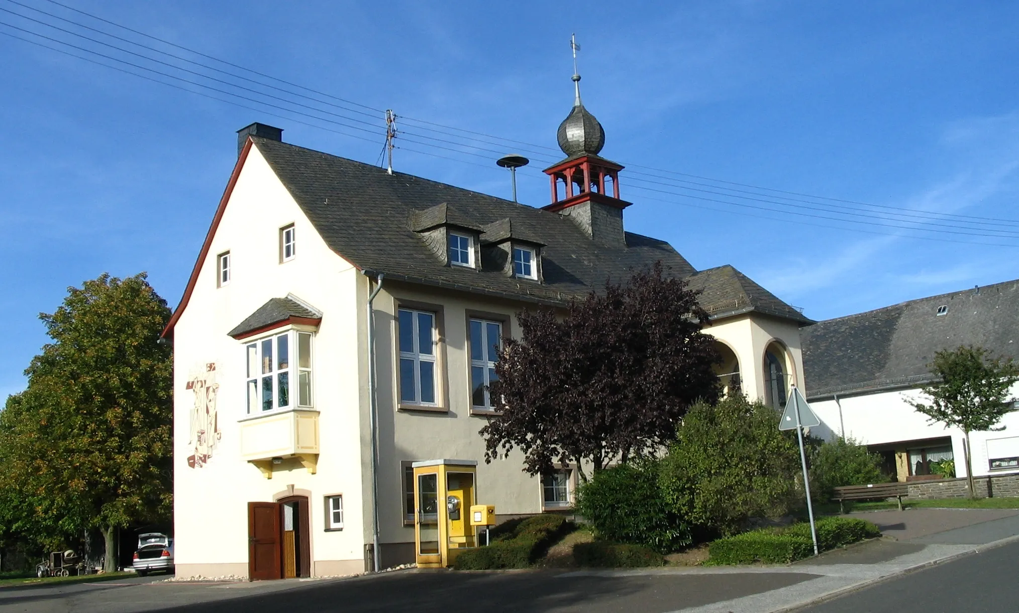 Photo showing: Gemeindehaus Kludenbach in der Ortsmitte