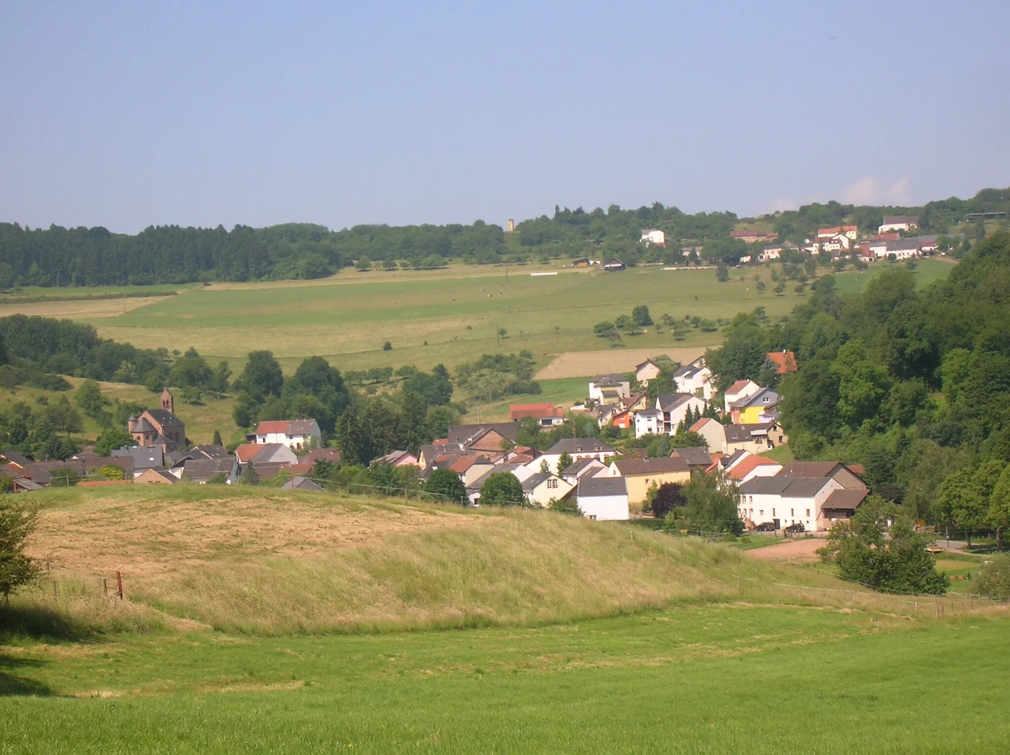 Photo showing: Ortslage Mannebach