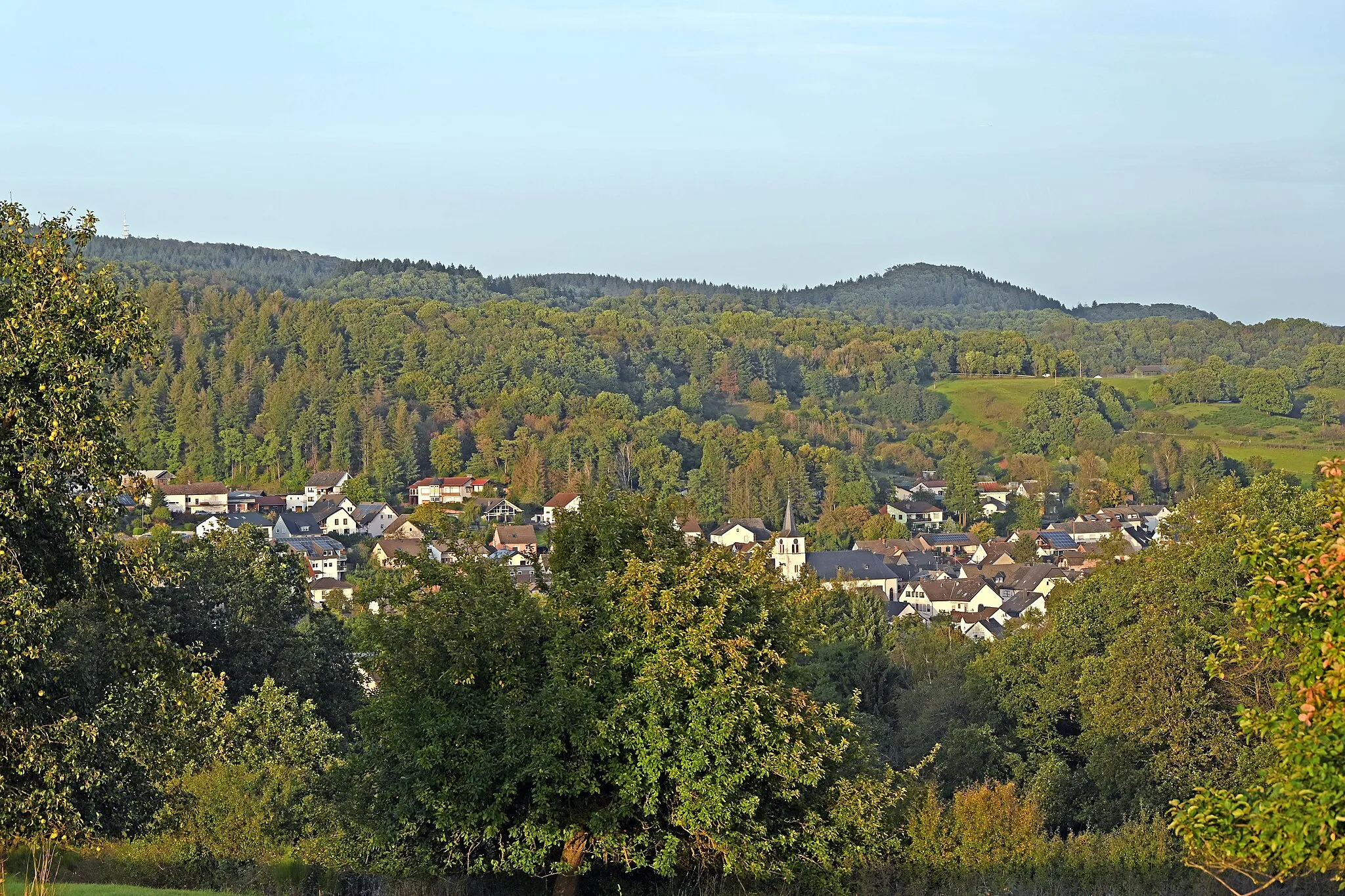 Photo showing: Bausendorf, Ortsansicht von Südwesten