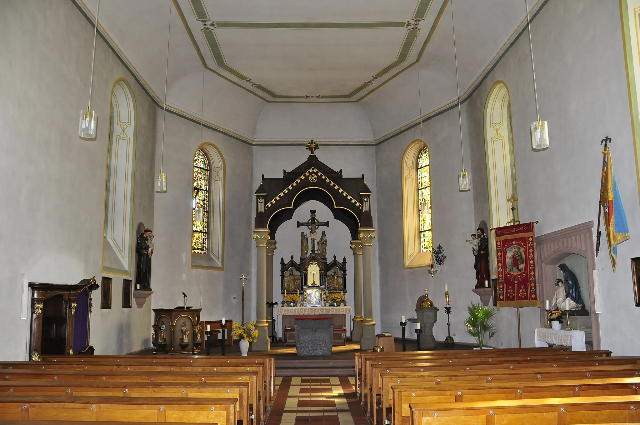 Photo showing: Bekond, Kirche, Inneres