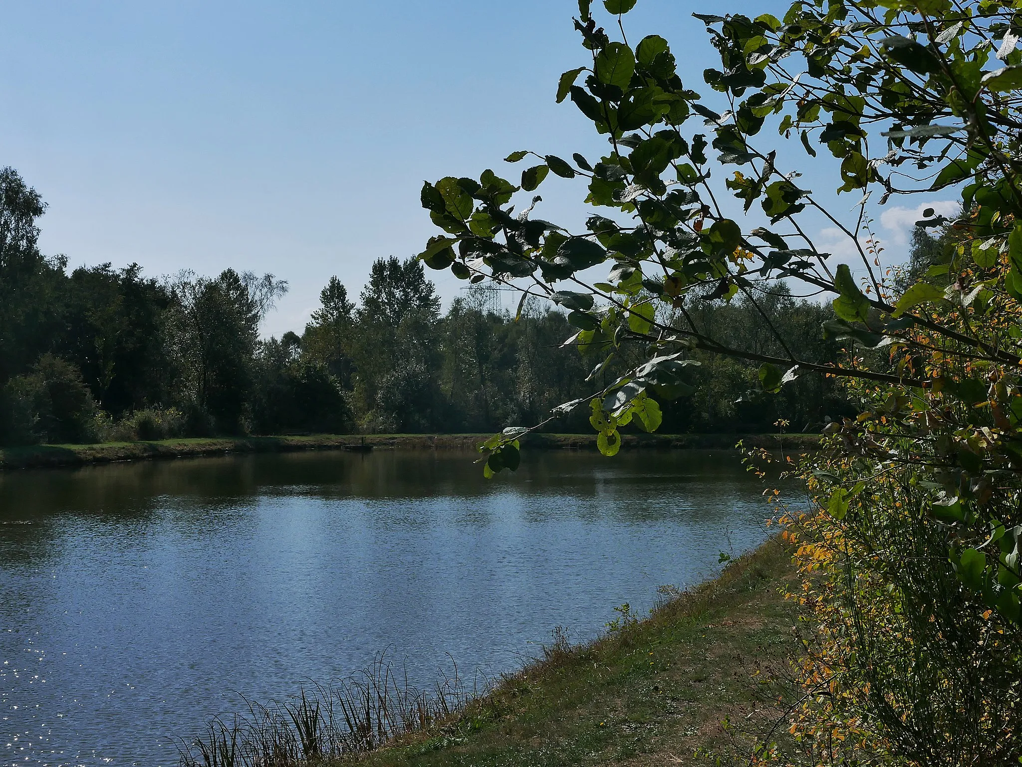 Photo showing: Naturschutzgebiet Eidenbruch bei Gusenburg - See im NO des Gebiets - das Naturschutgebiet beginnt am gegenüberliegenden Ufer des Sees