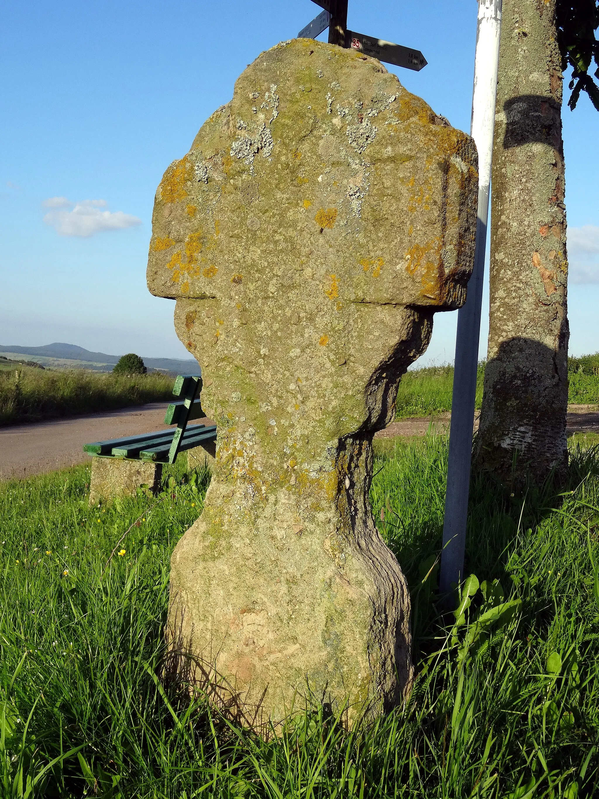 Photo showing: Wegekreuz Auf Bämel, Ripsdorf