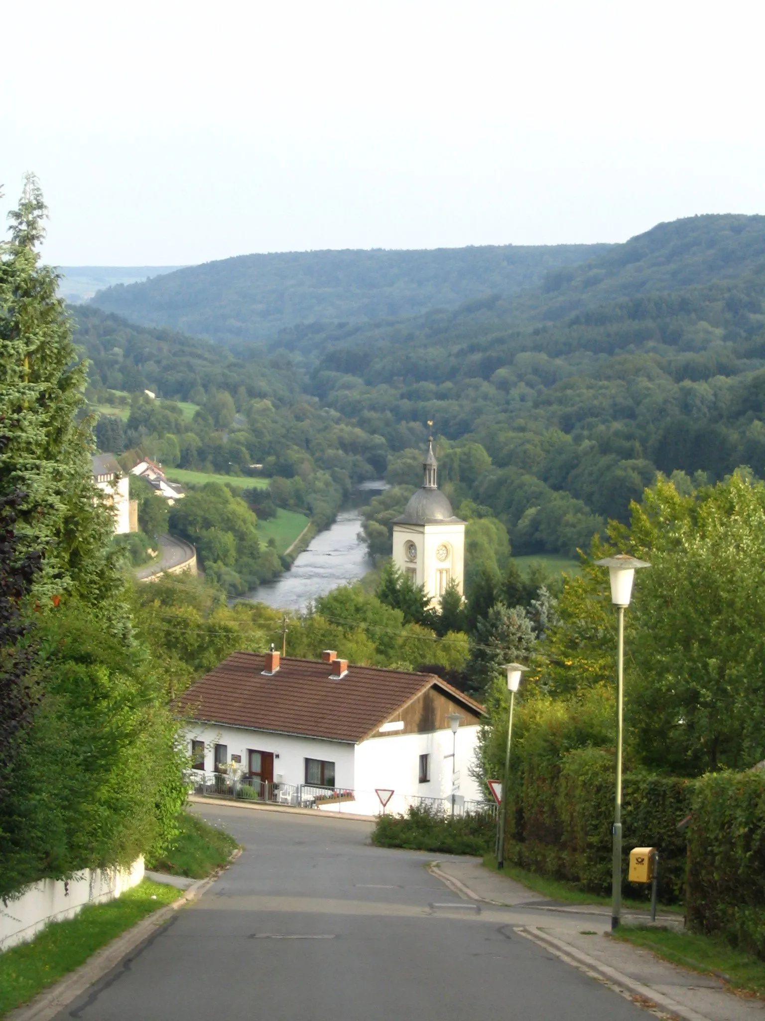 Photo showing: Bollendorf im Tal der Sauer