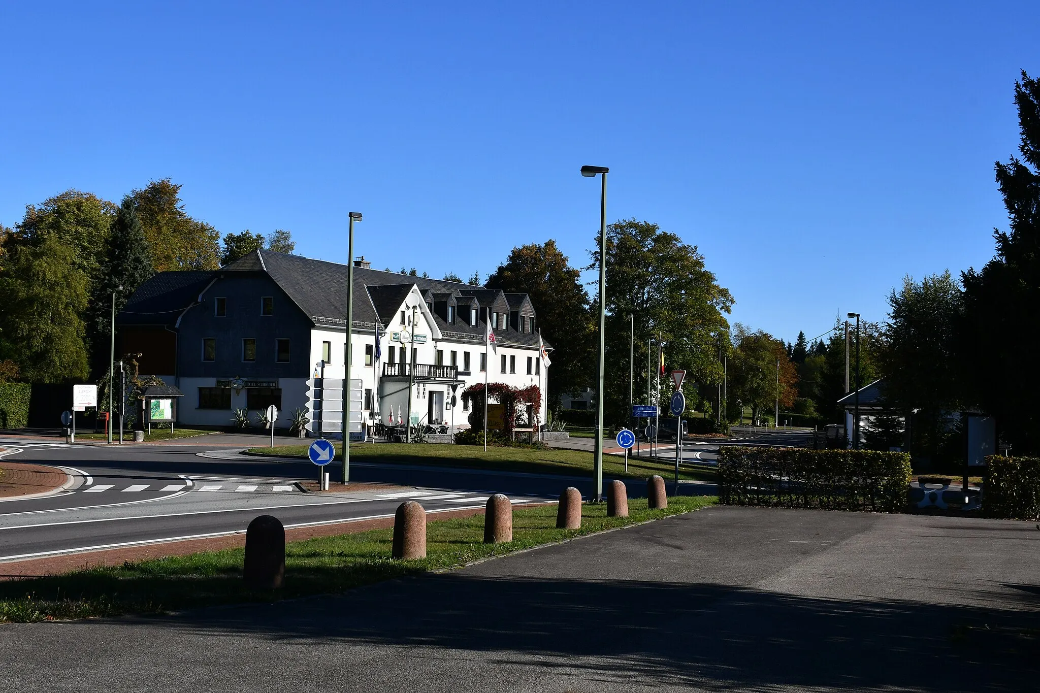 Photo showing: Losheimergraben border crossing Germany Belgium