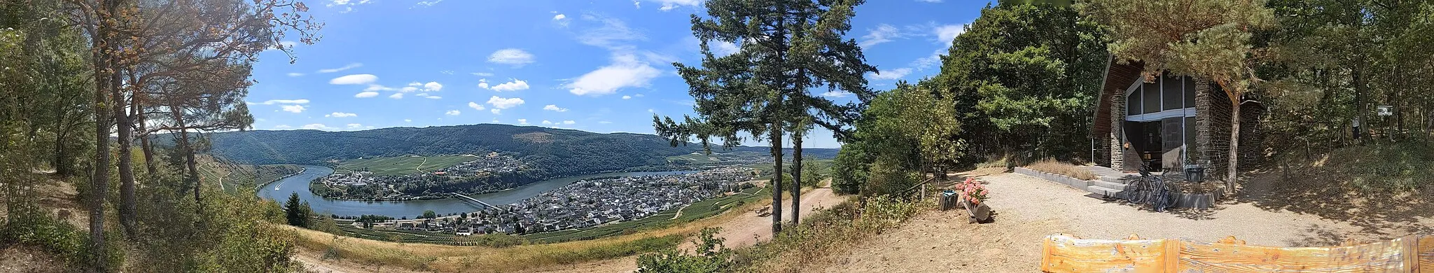 Photo showing: Panorama an der Kapelle Höhenbusch, Mehring