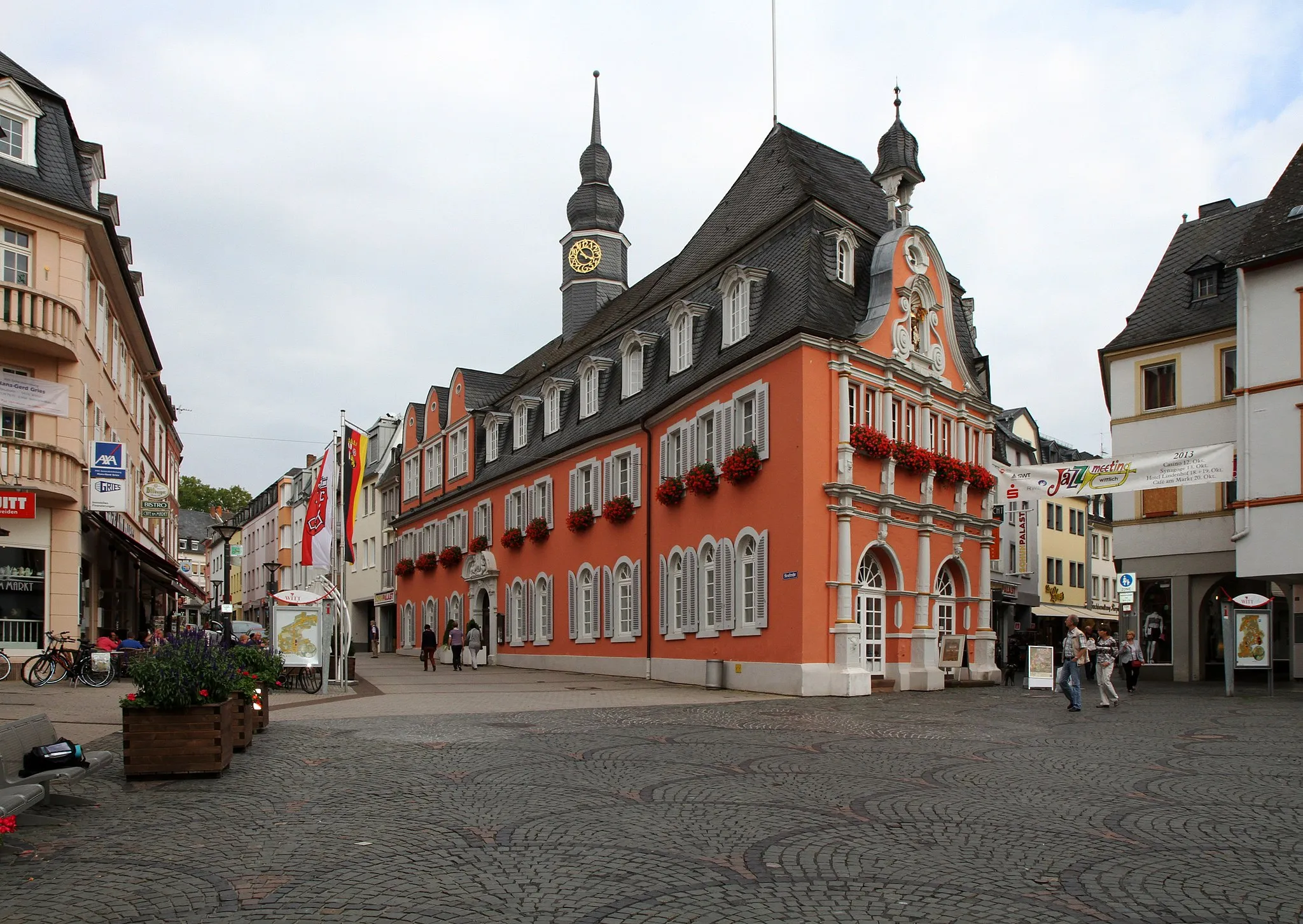 Photo showing: The old town-hall in Wittlich, Rhineland-Palatinate