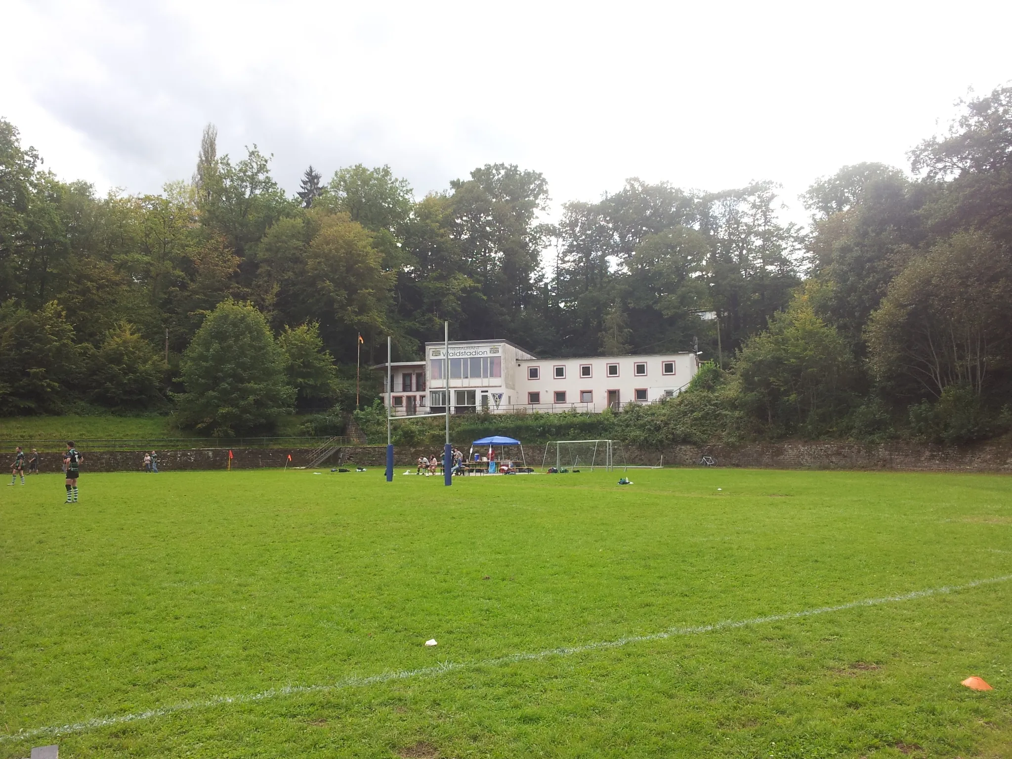 Photo showing: Trier, Waldstadion während eines Rugbyspiels des FSV Trier-Tarforst