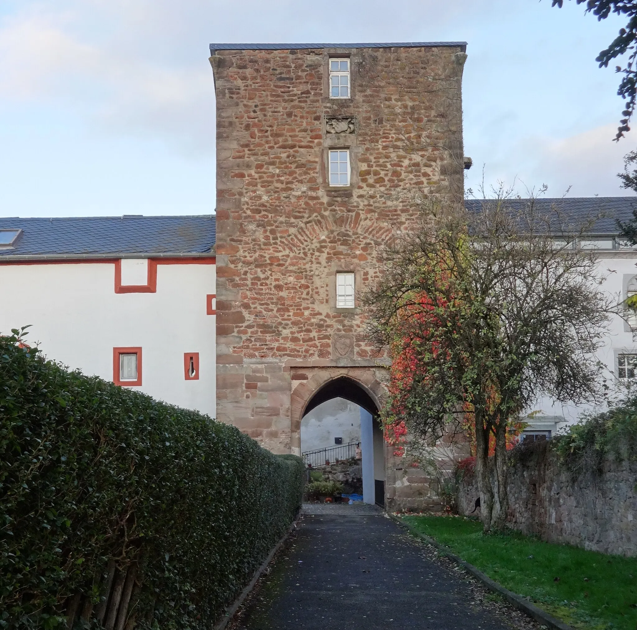 Photo showing: Burg Pfalzel, Torturm, Trier-Pfalzel