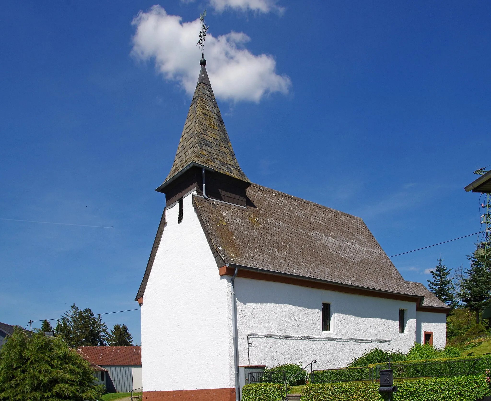 Photo showing: St. Hubertus (Urb-Winterspelt), Südwestseite