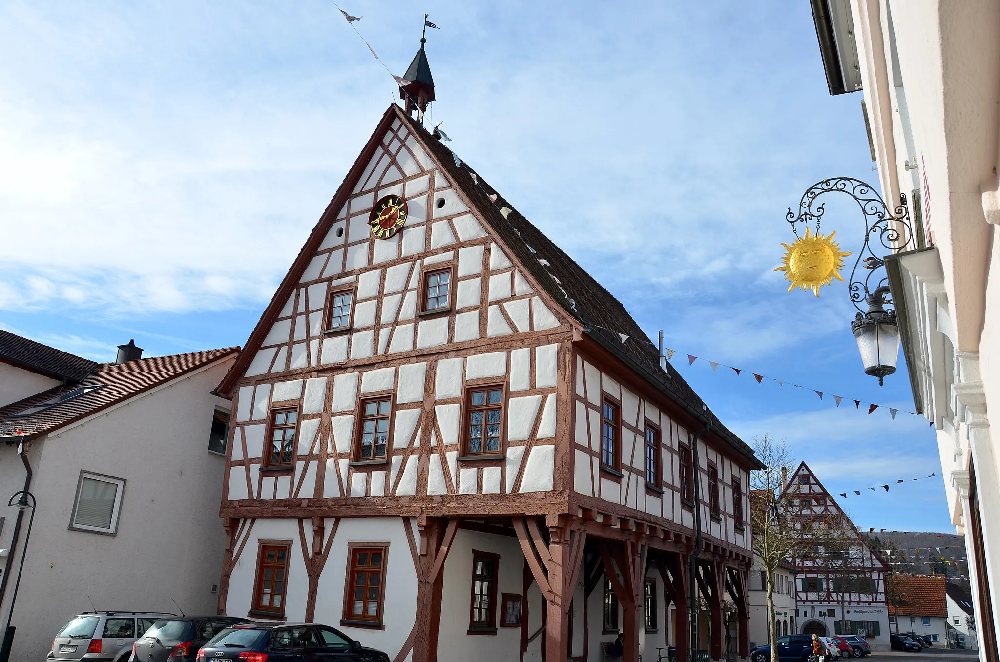 Photo showing: Altes Rathaus in Schelklingen, Baden-Württemberg