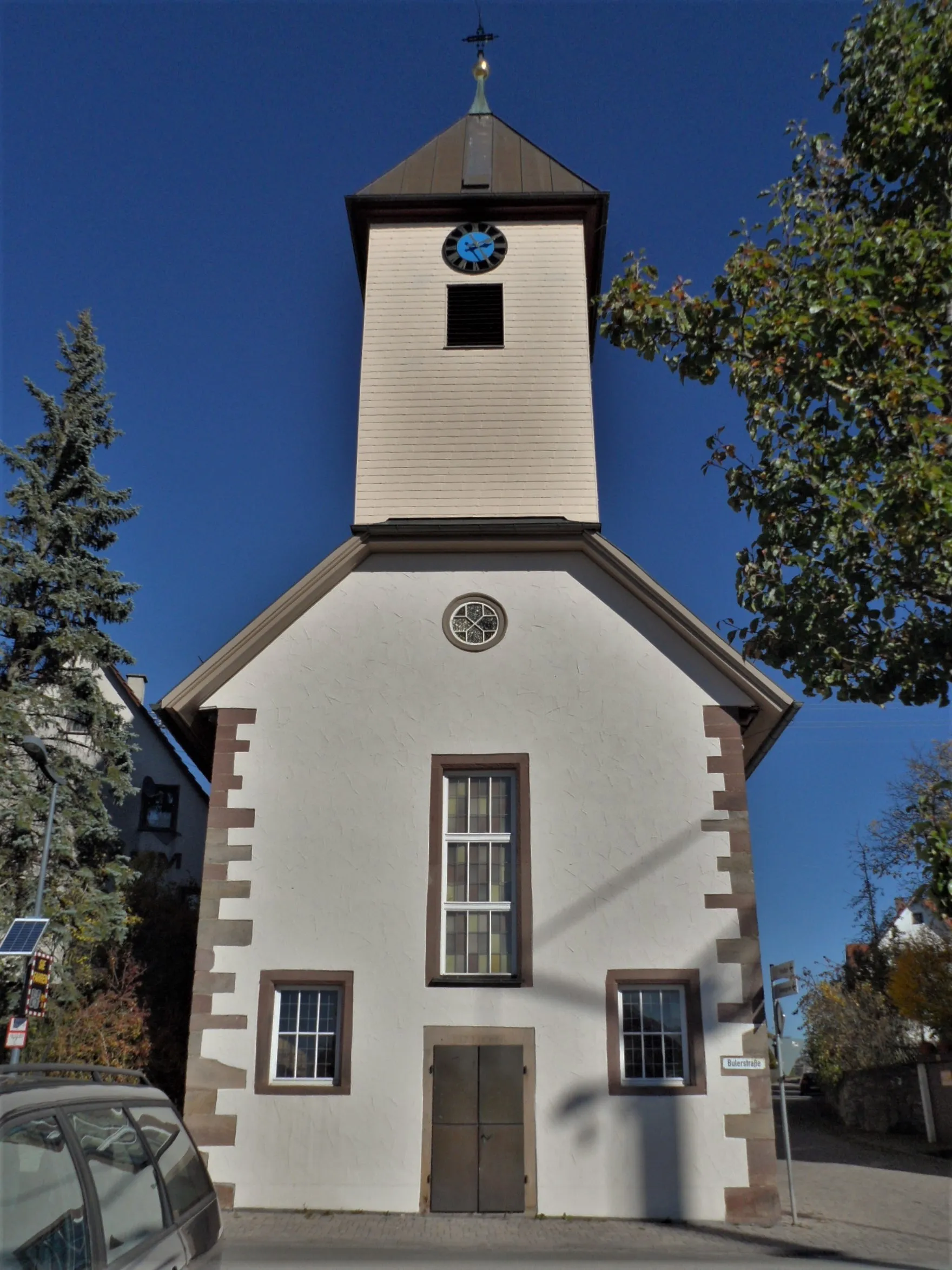 Photo showing: Evangelische Kirche Schönbronn (Wildberg), erbaut 1776