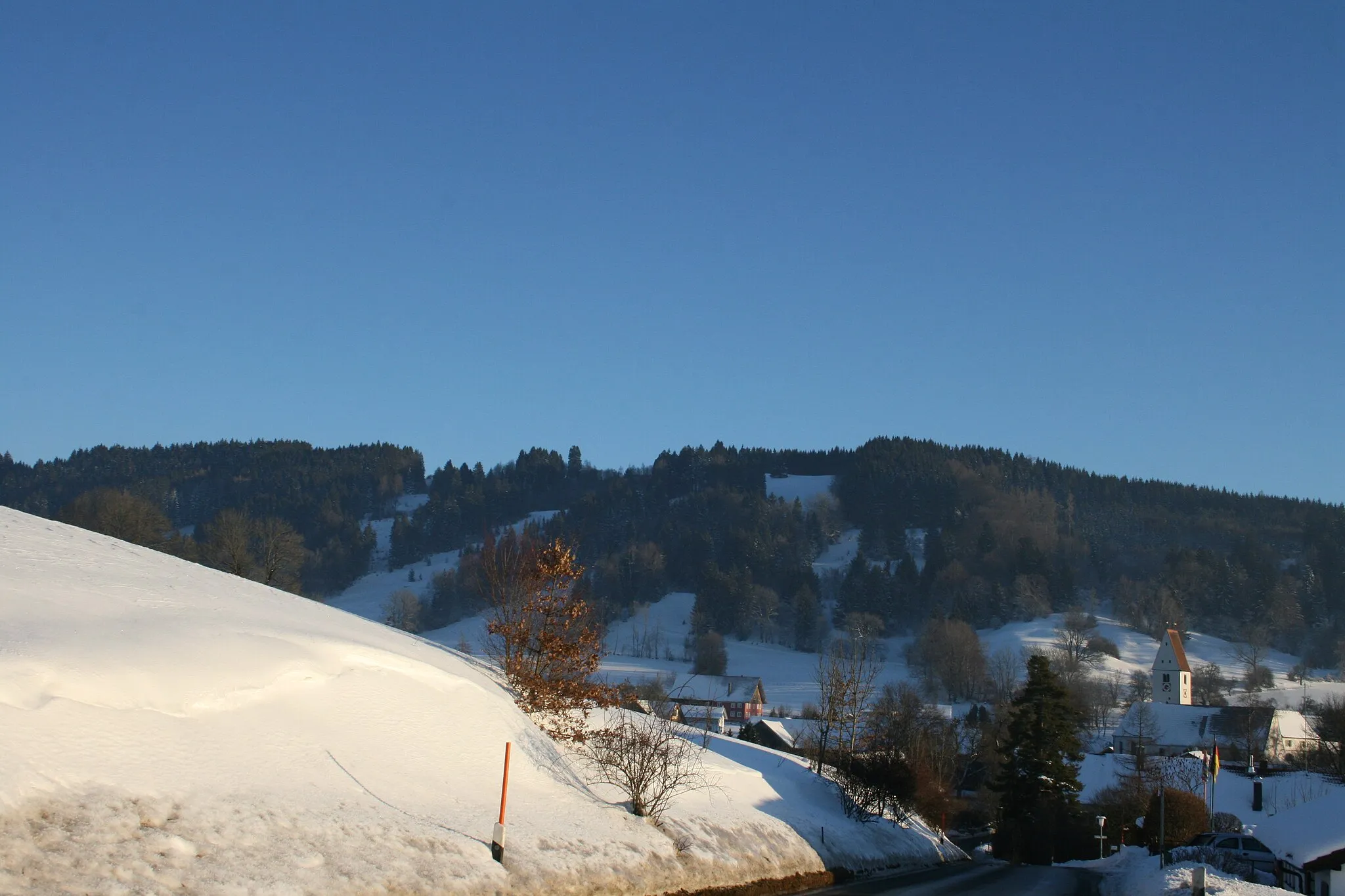 Photo showing: Laubenberg, davor Grünenbach