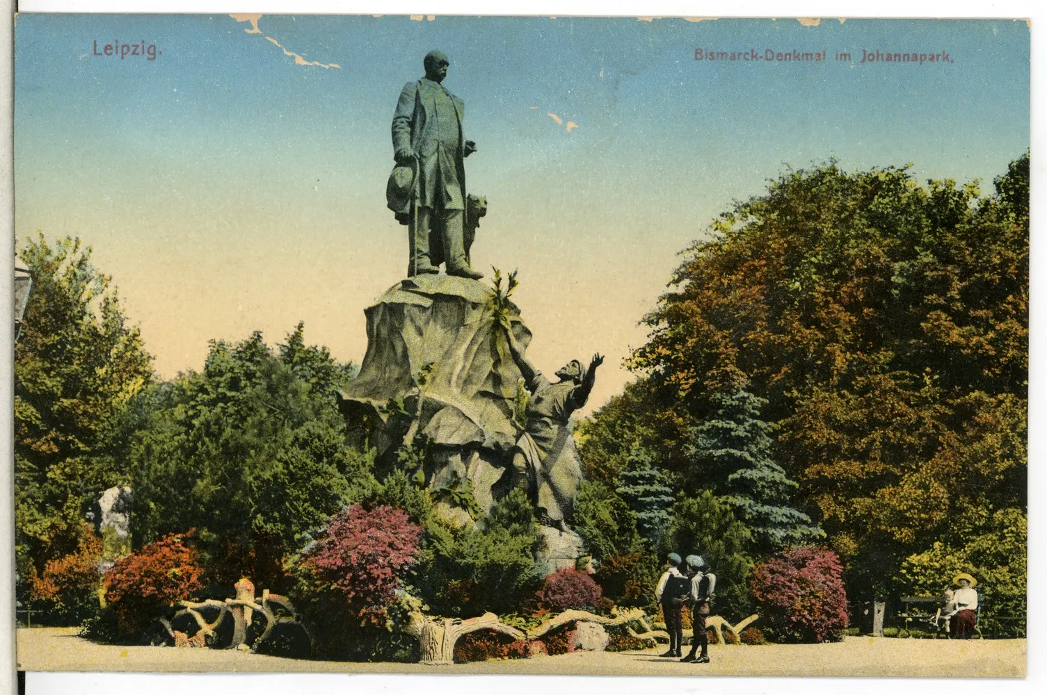 Photo showing: Leipzig; Bismarckdenkmal im Johannapark