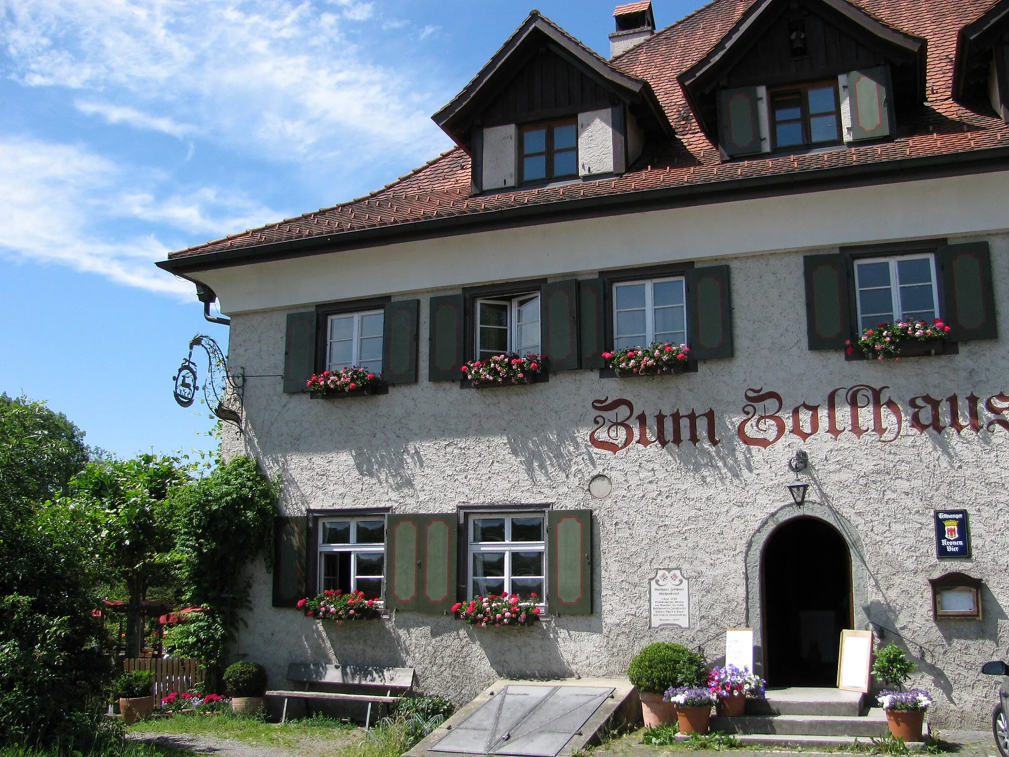 Photo showing: Germany - Baden-Württemberg - Bodenseekreis - Kressbronn am Bodensee - Gießenbrücke: "Zollhaus"