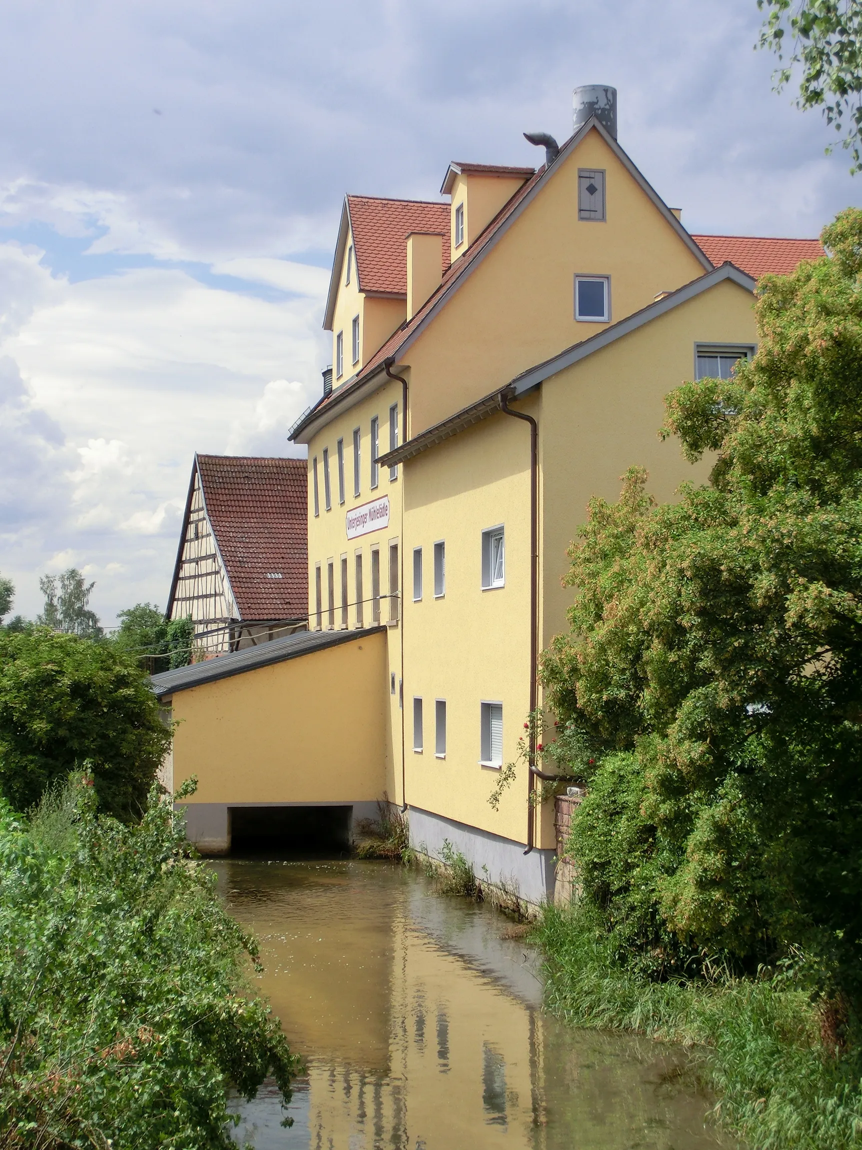 Photo showing: The mill of Unterjesingen, district of Tübingen, Baden-Württemberg.