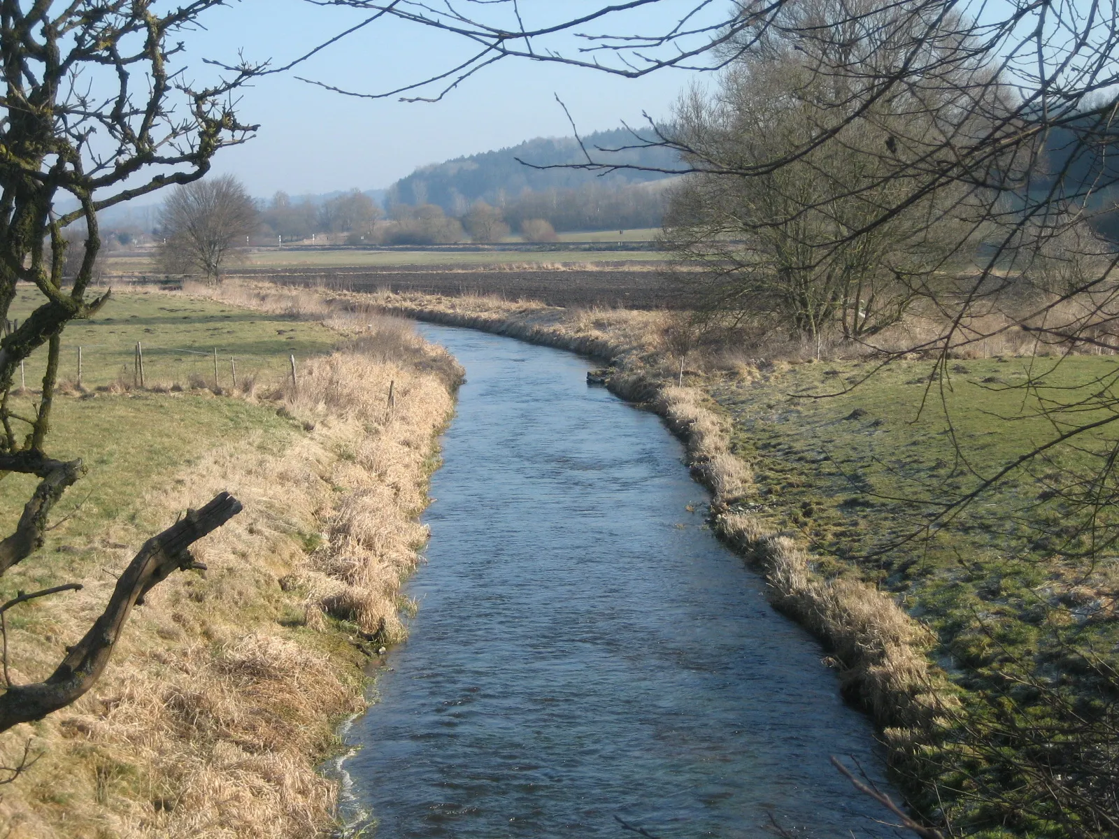 Photo showing: Riß südlich von Biberach