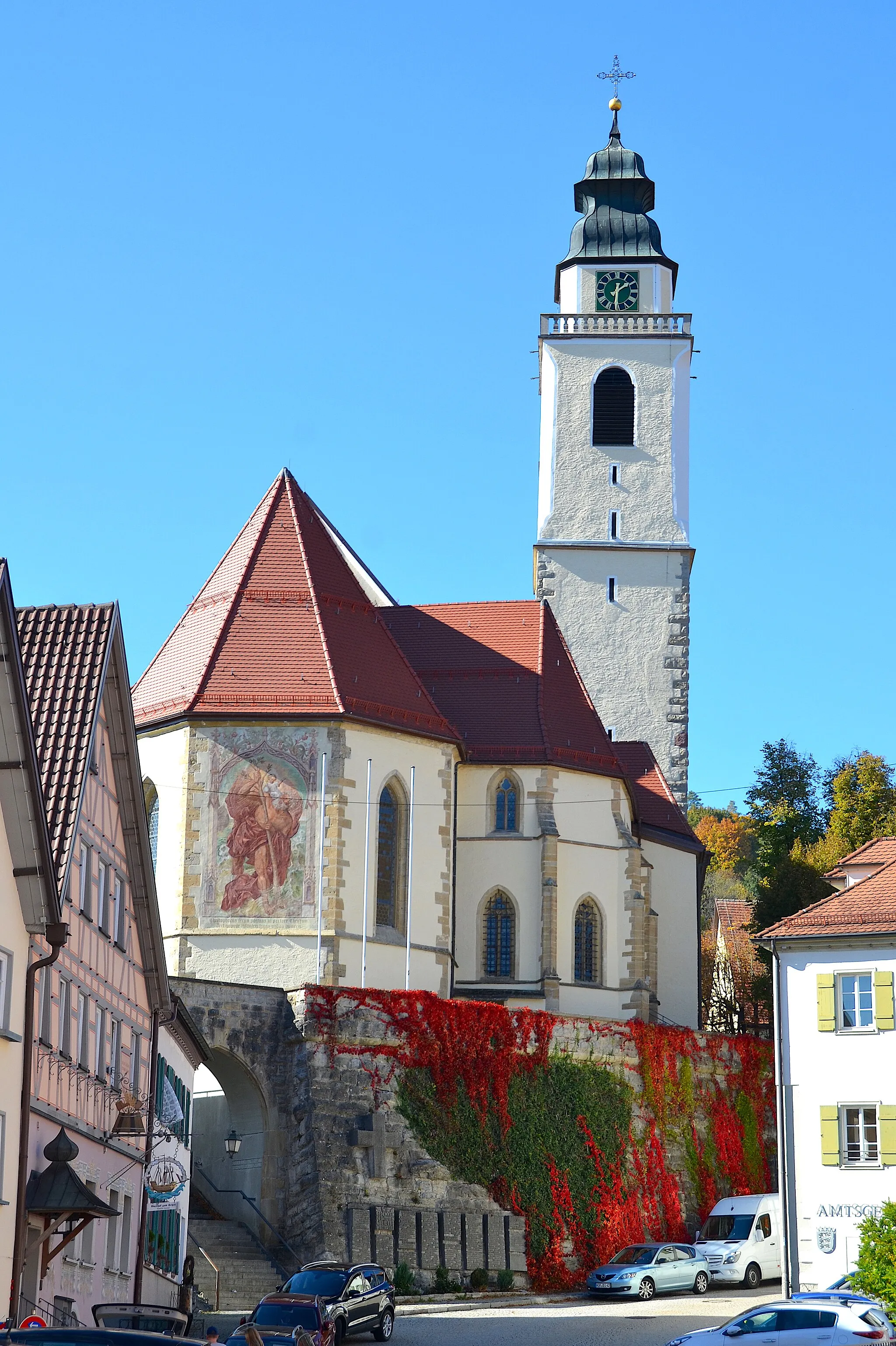 Photo showing: Collegiate Church in Horb am Neckar (2018)