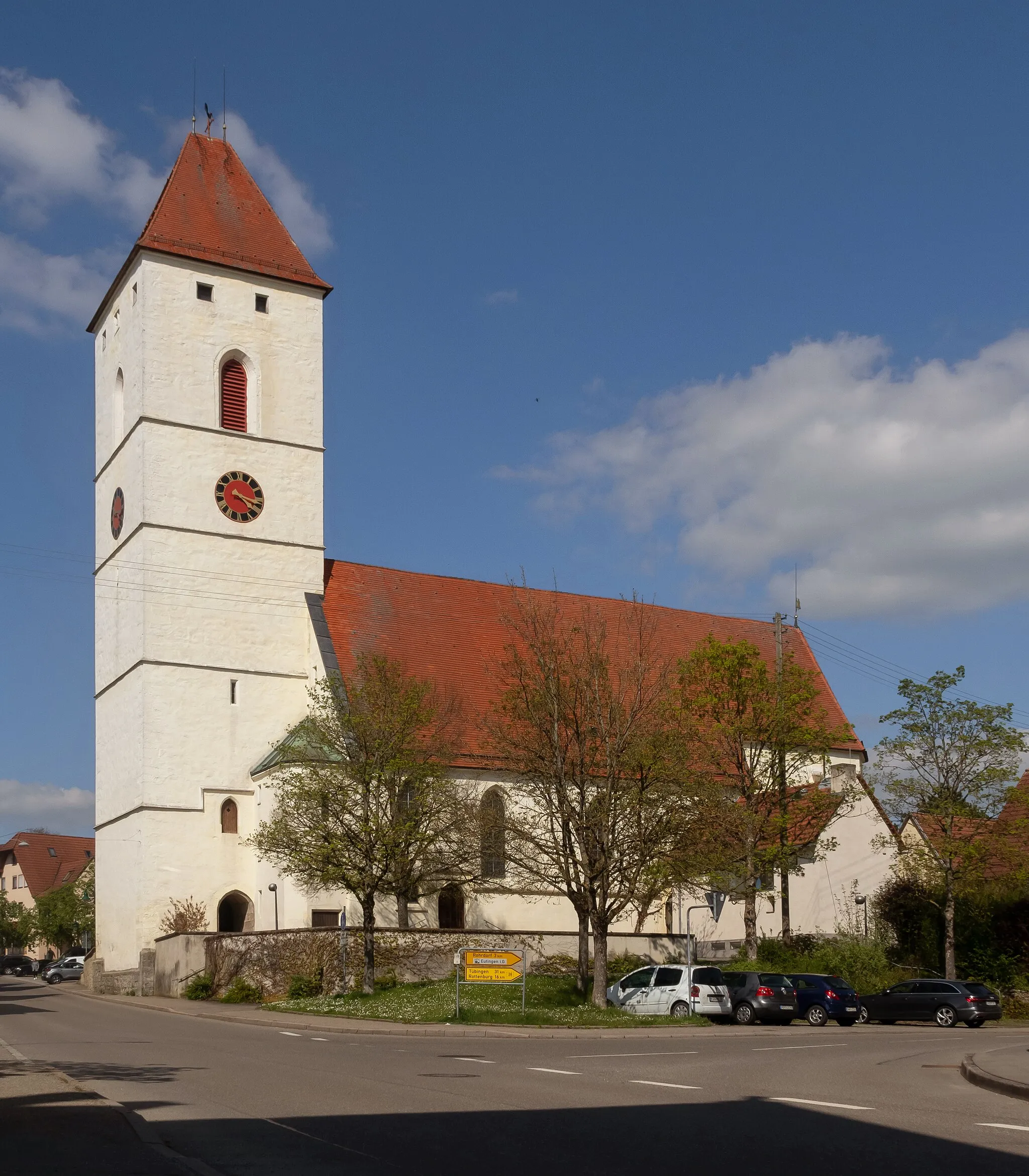 Photo showing: Eutingen im Gäu, church: Kirche Sankt Stephanus