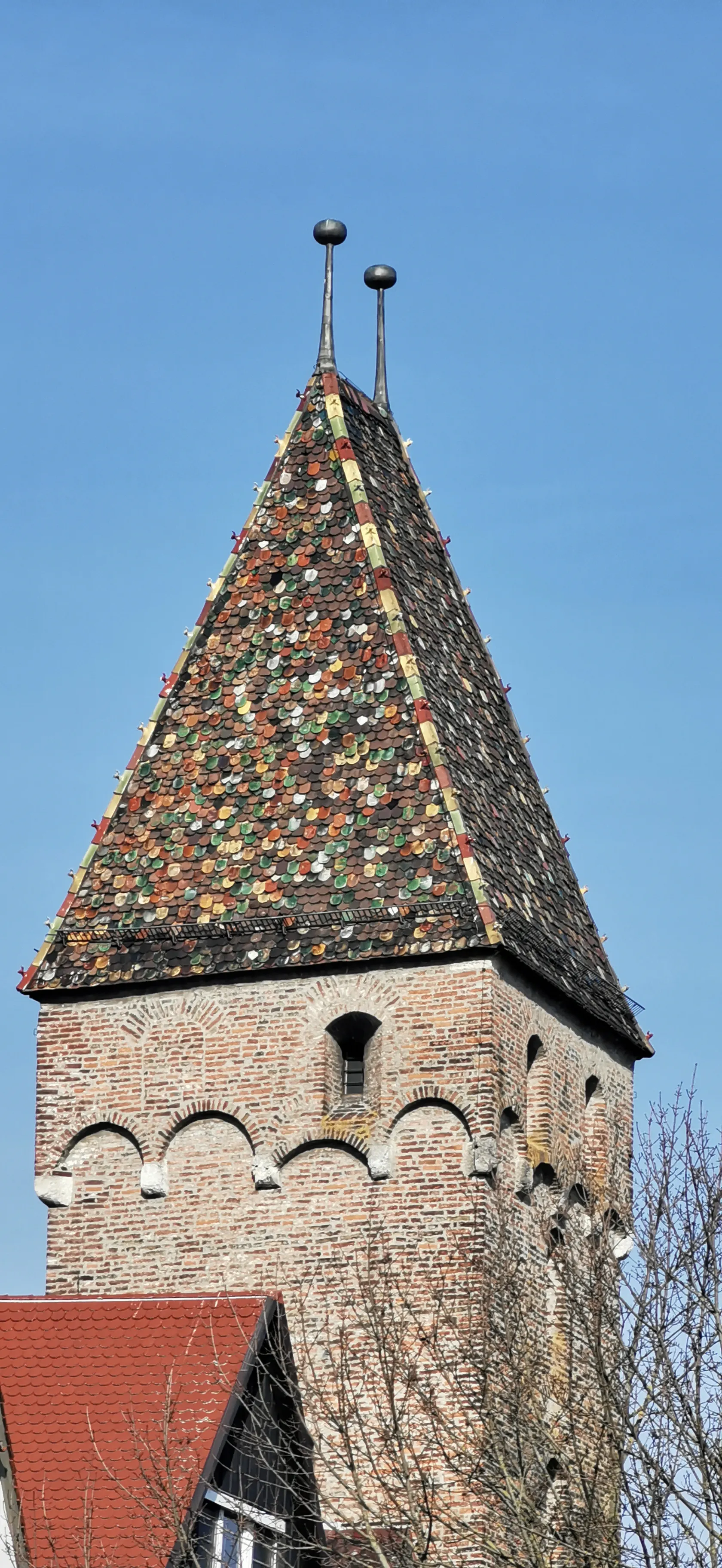 Photo showing: Metzgerturm (Dach)