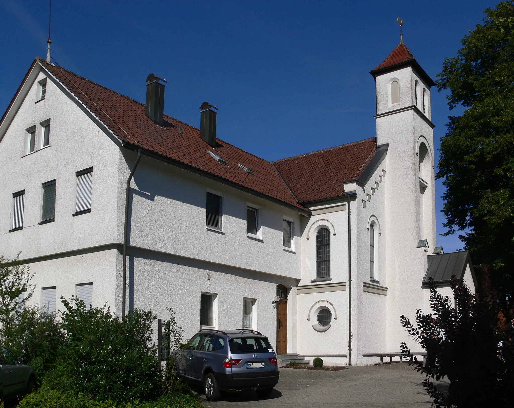 Photo showing: Evangelische Kirche Atzenweiler, Grünkraut, Landkreis Ravensburg