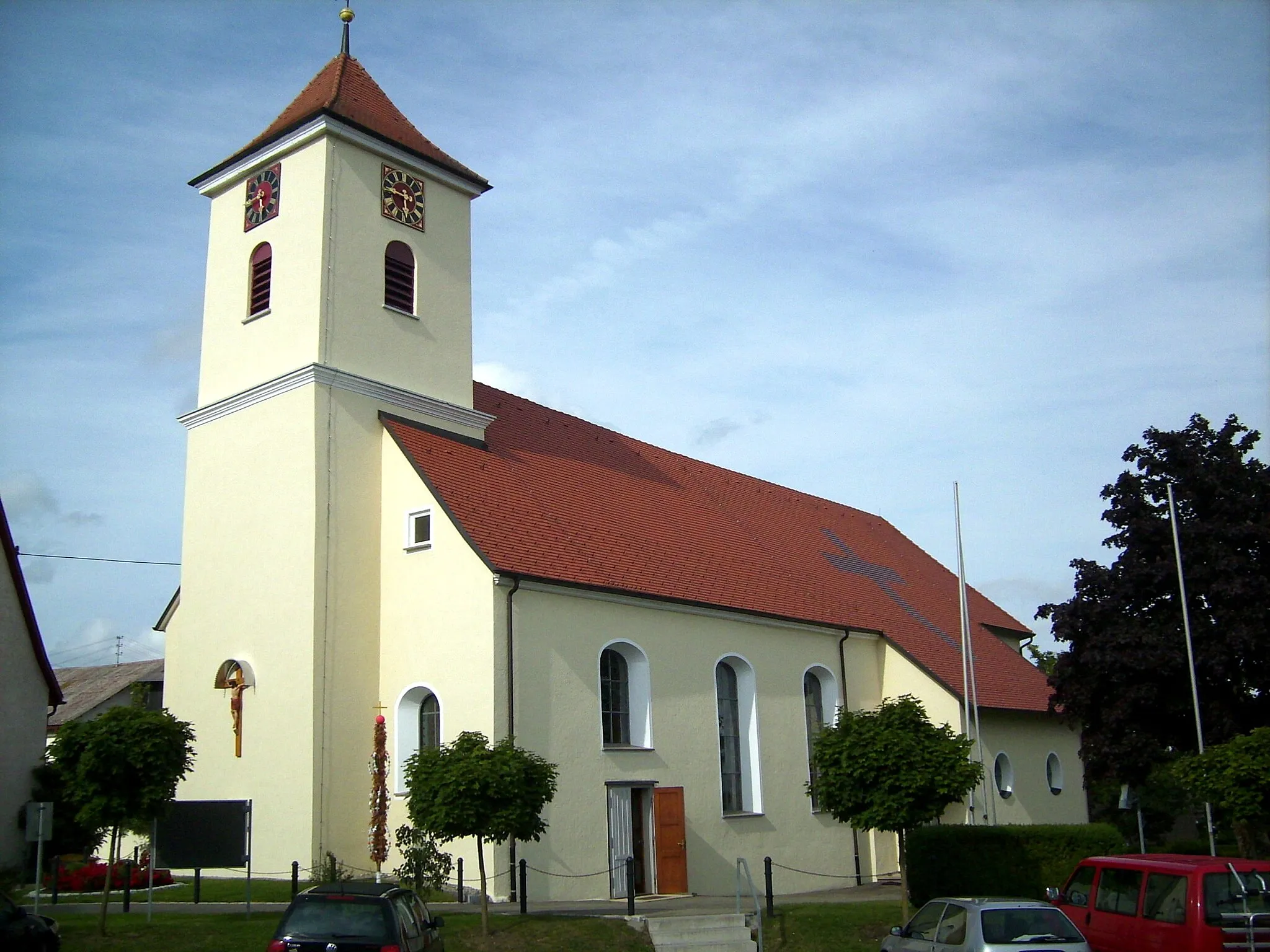 Photo showing: St. Agatha - die katholische Kirche von Heinstetten, Deutschland
