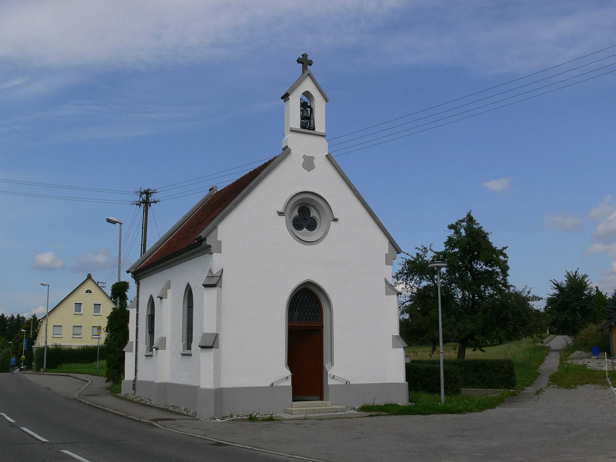 Photo showing: Kapelle St. Georg, Zollenreute, Stadt Aulendorf
Außenansicht