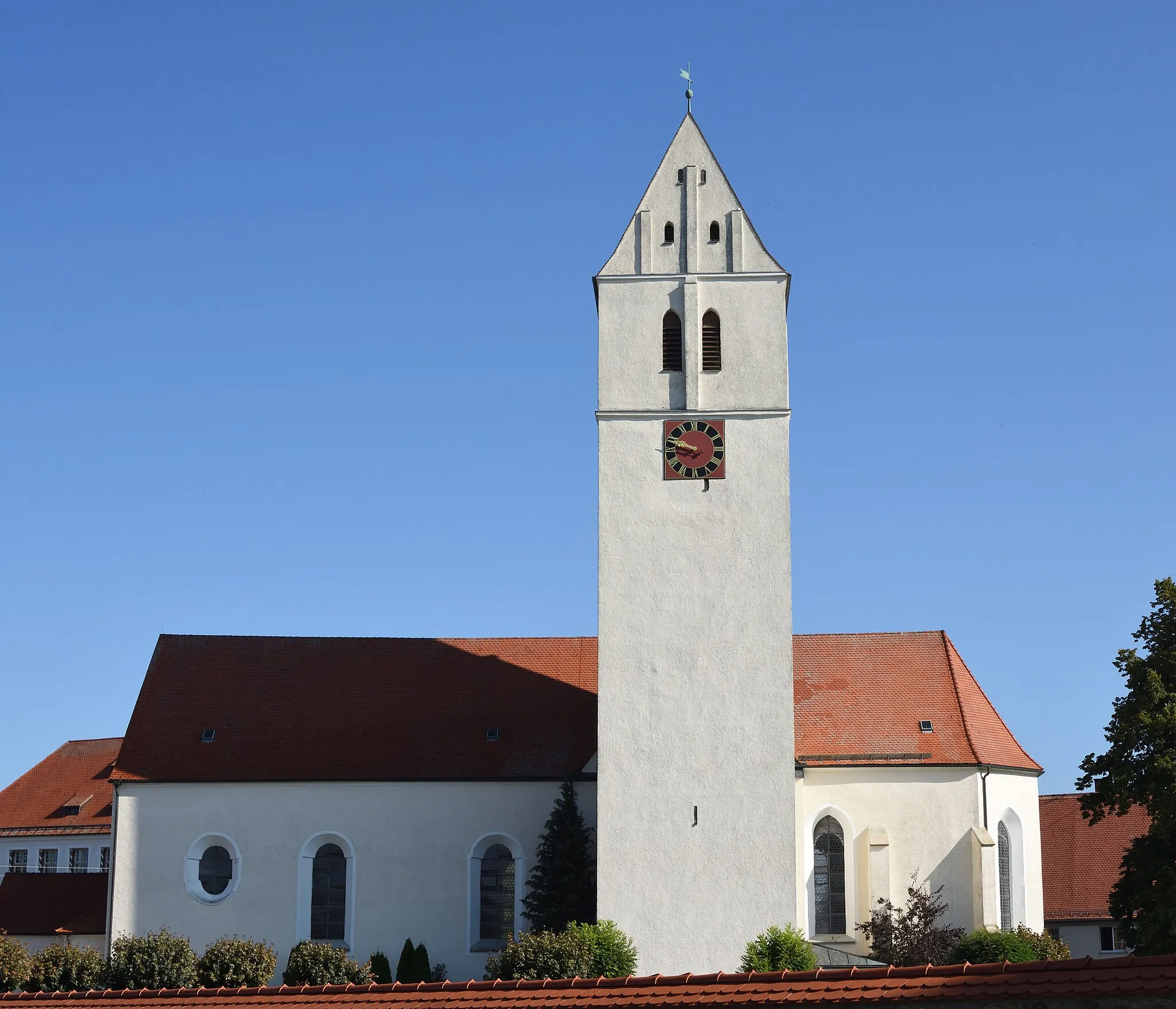 Photo showing: St. Johannes Baptist in Haisterkirch, Südseite