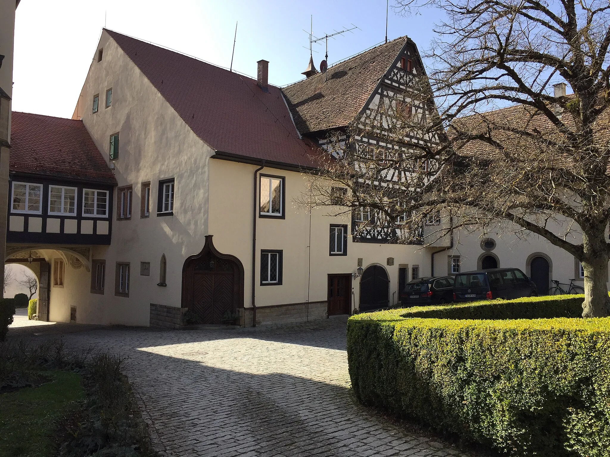 Photo showing: Schloss in Starzach-Wachendorf, Innenhof