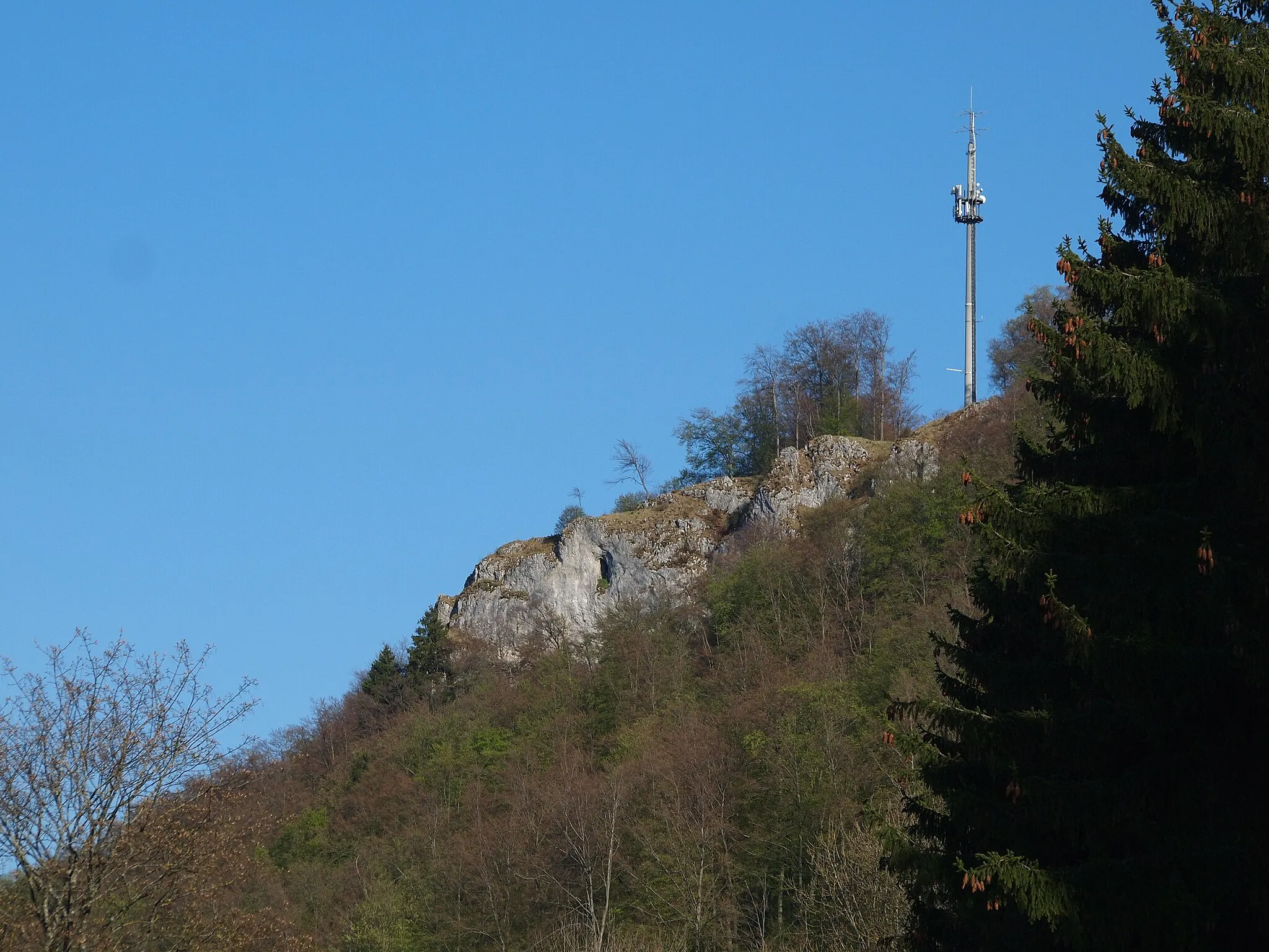 Photo showing: Der Malesfelsen bei Ebingen